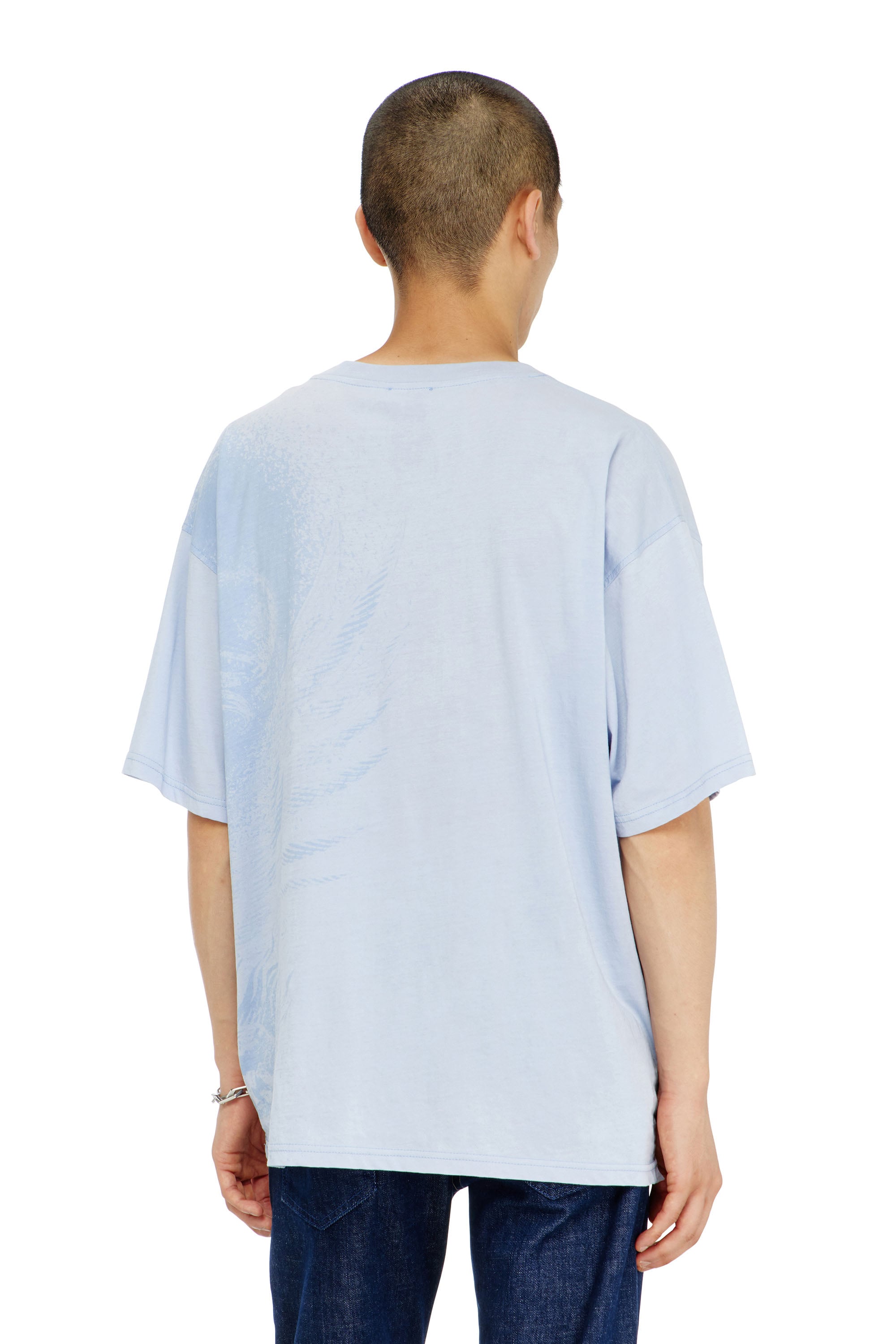 Diesel - T-BOXT-AA3, Male's Tシャツ in ライトブルー - 4