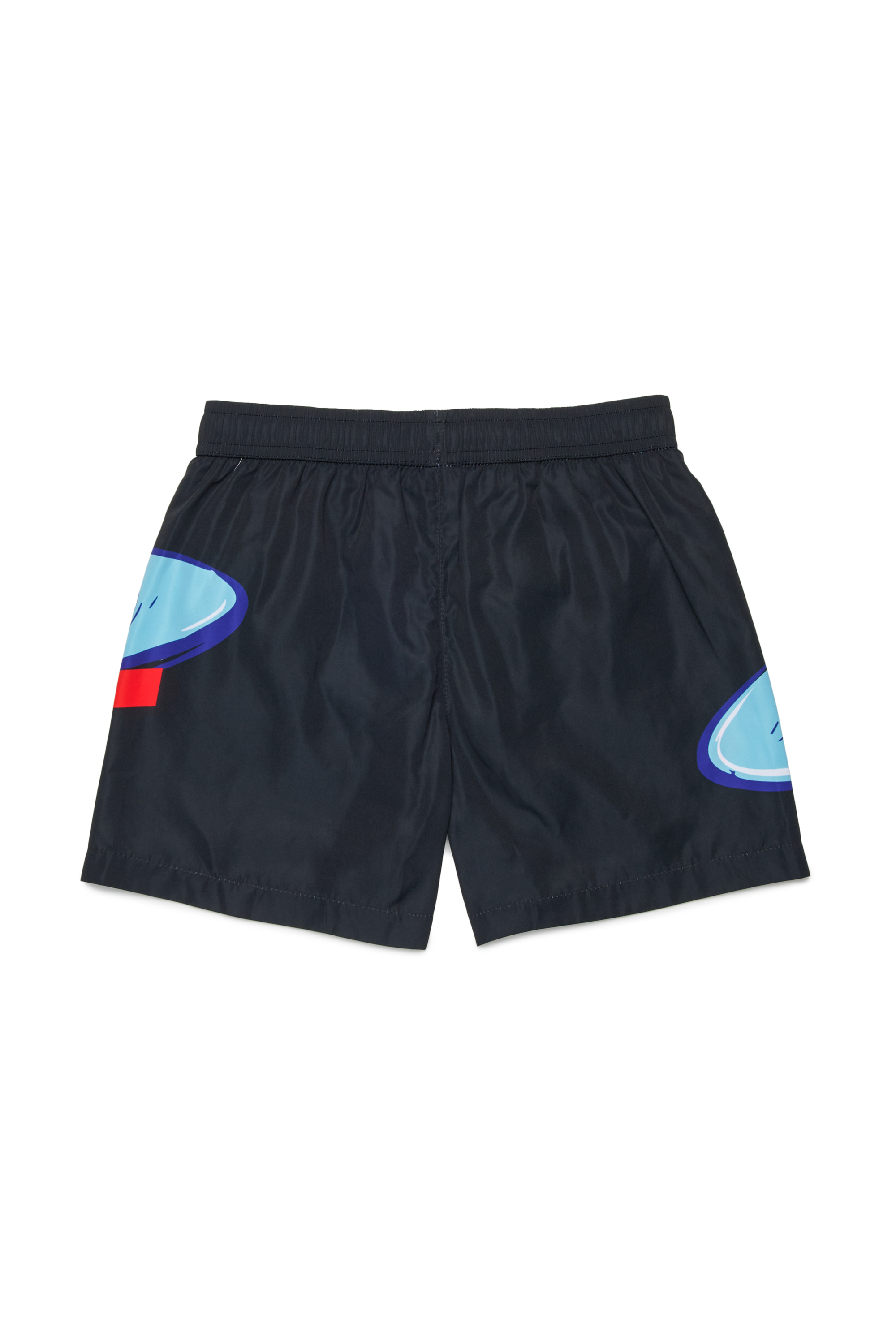 Diesel - MIPWIRL, Male's Swim shorts with bold graphic print in ブラック - 2