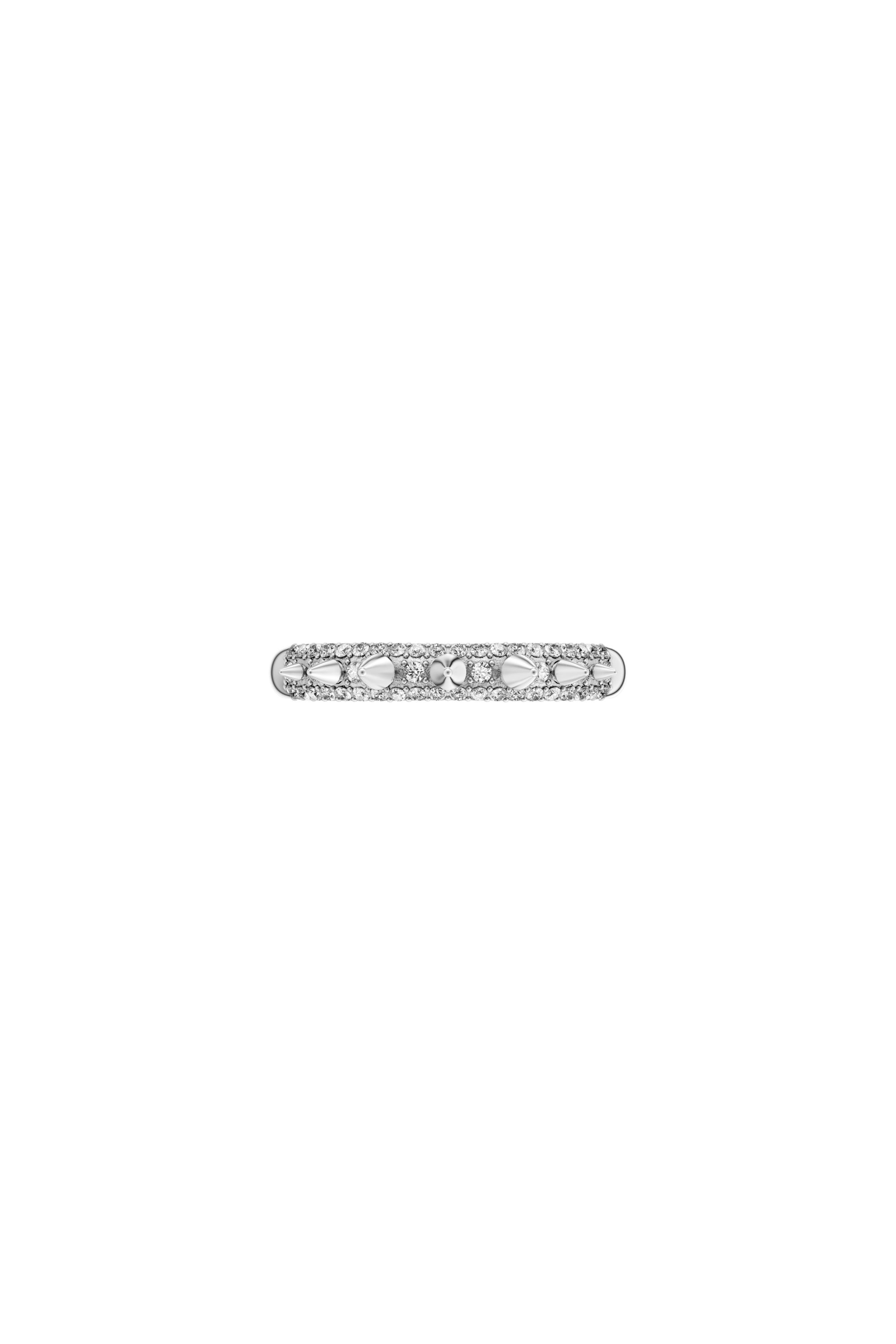Diesel - DX1729040, Unisex's Stainless Steel Band Ring in シルバー - 3