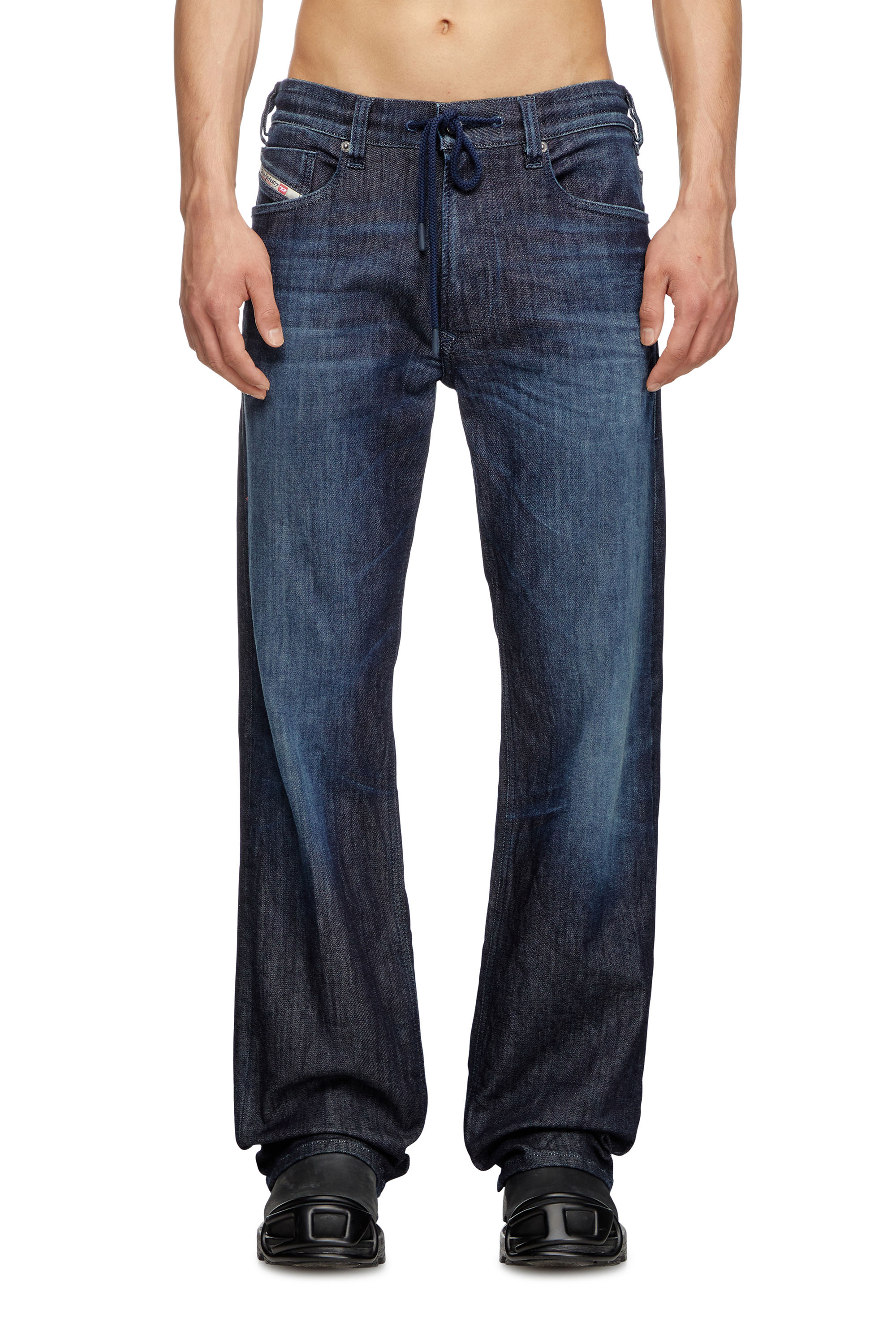 Diesel - Male's Relaxed 2080 D-Reel Joggjeans® 09L11, ダークブルー - 3