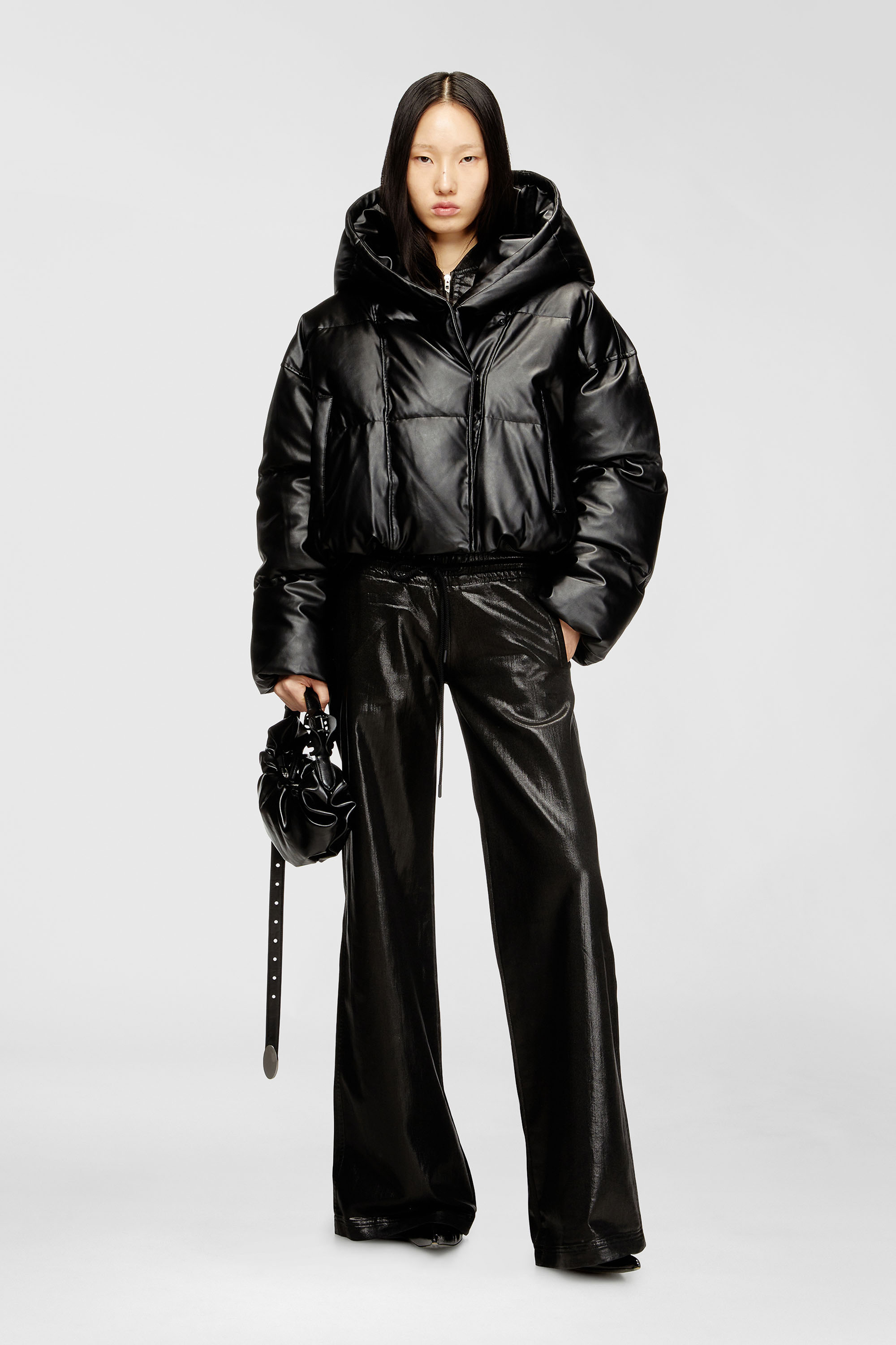 Diesel - GRAB-D HOBO S, Female's ホーボーバッグ S in ブラック - 1