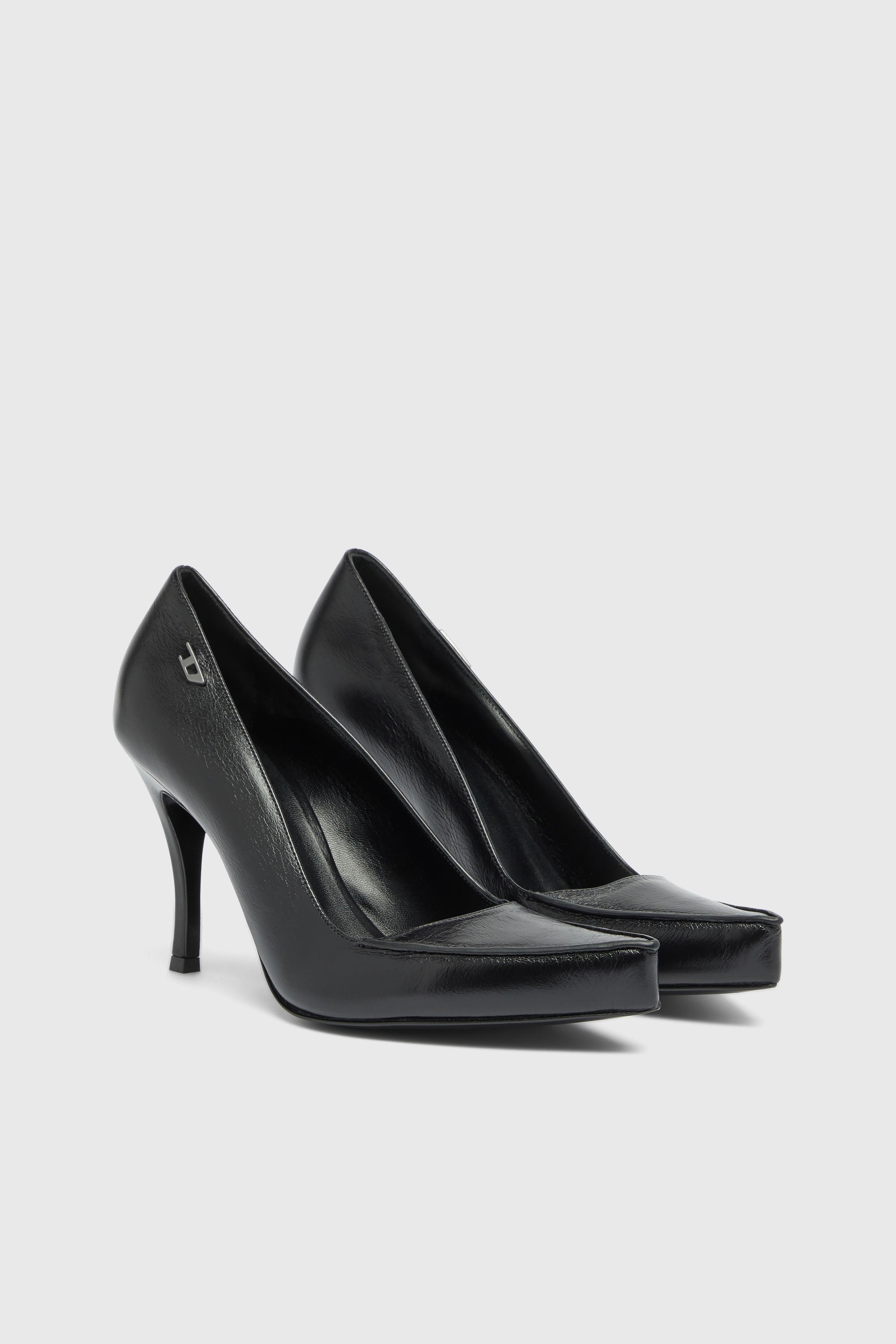 Diesel - D-LUCETTE-90-PUMP D, Female's D-Lucette-Pumps in leather in ブラック - 2