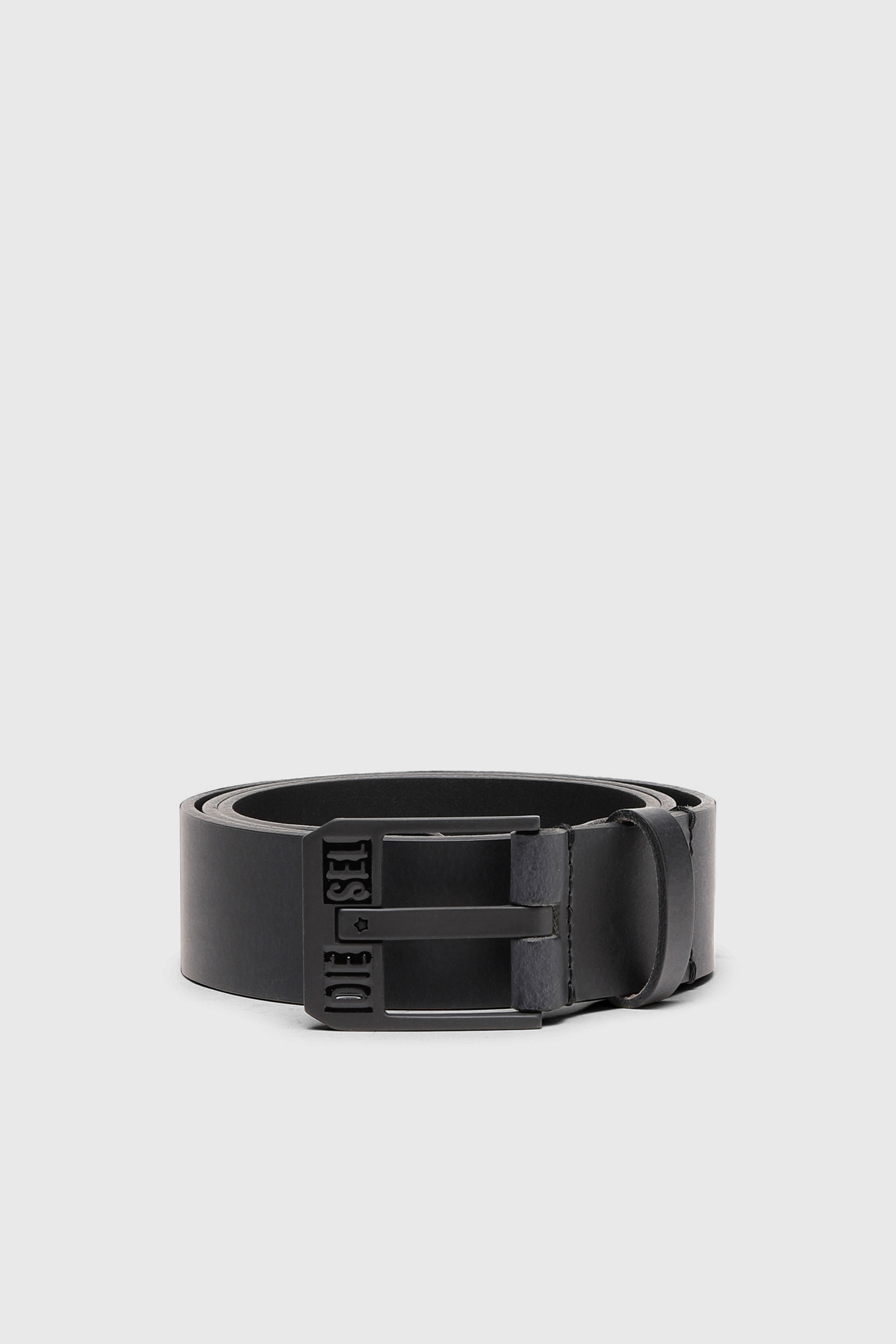 Diesel - BLUESTAR II, Male's レザーベルト in ダークグレー - 1