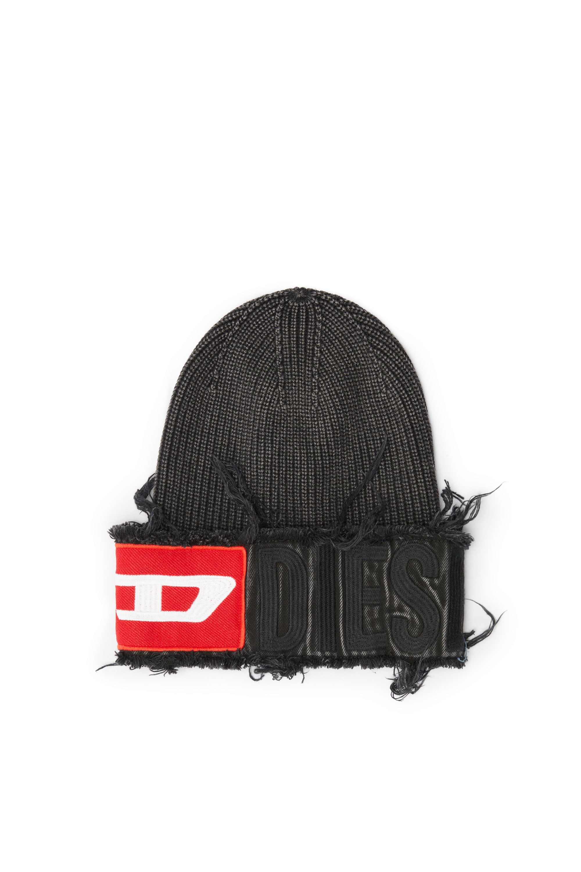 Diesel - K-FROK, Unisex's ニットキャップ in ブラック - 1