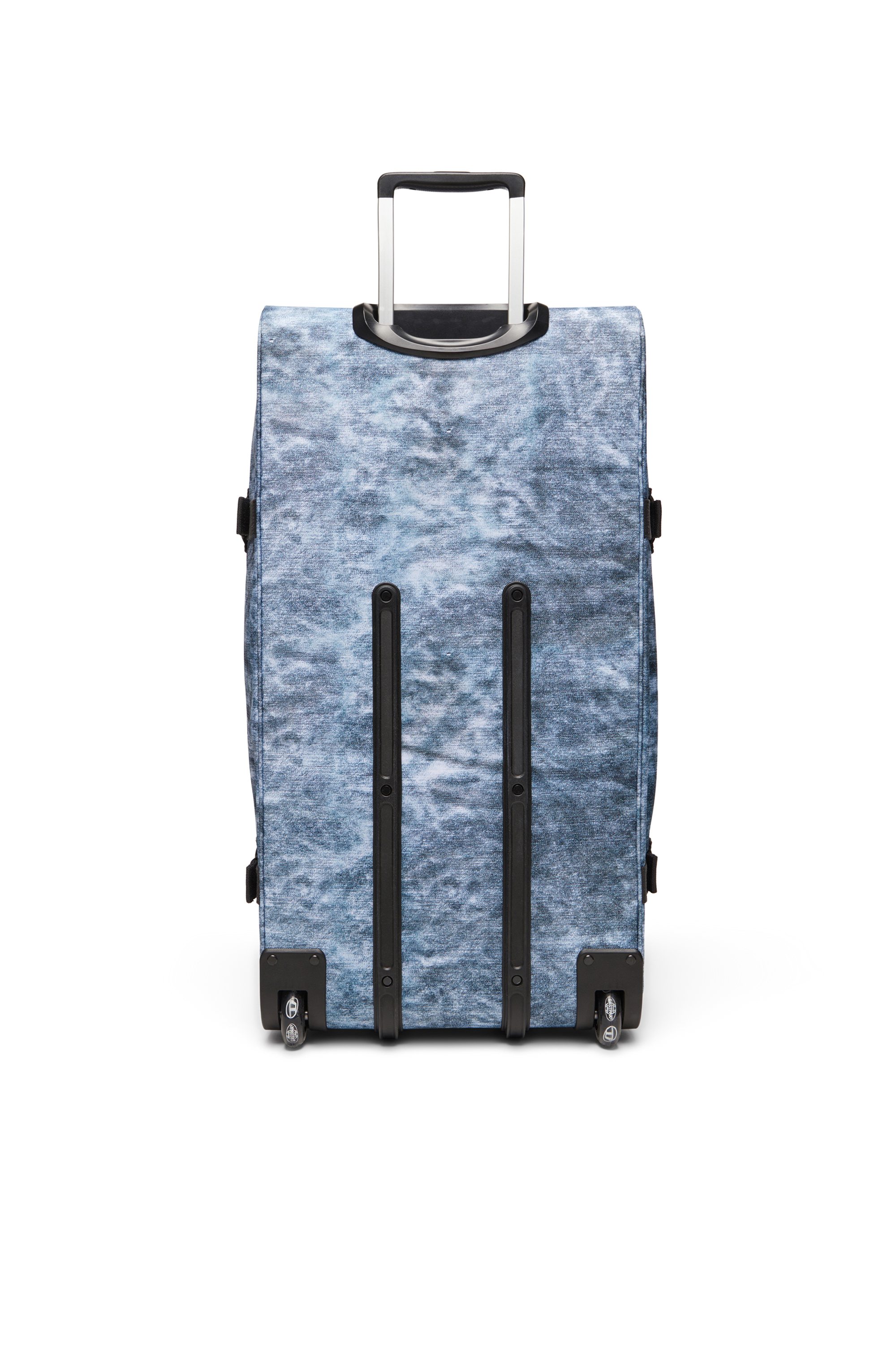 Diesel - DIESEL TRANSIT'R L, Unisex's Travel trolley in trompe l'oeil denim in ブルー - 3