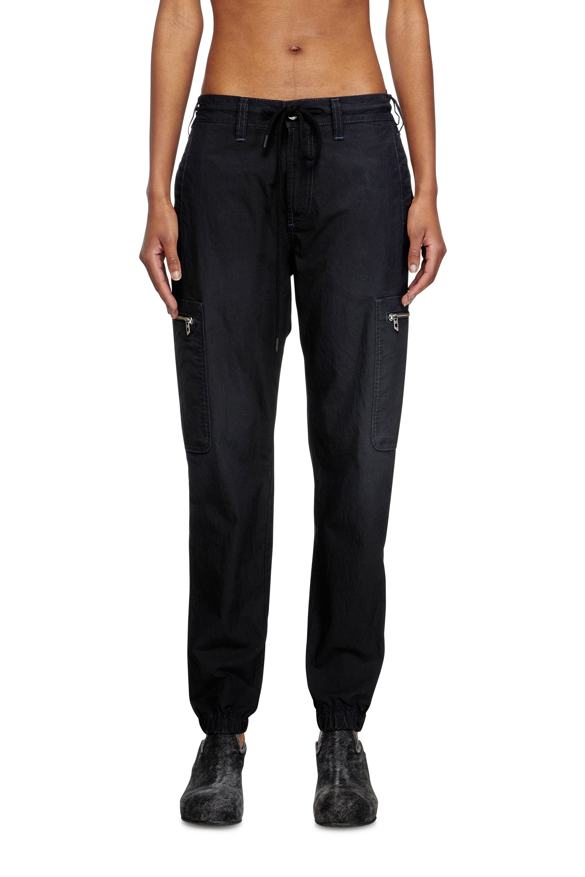 Diesel - Unisex's Slim D-Lab JoggJeans® 068SJ, ブラック/ダークグレー - 1