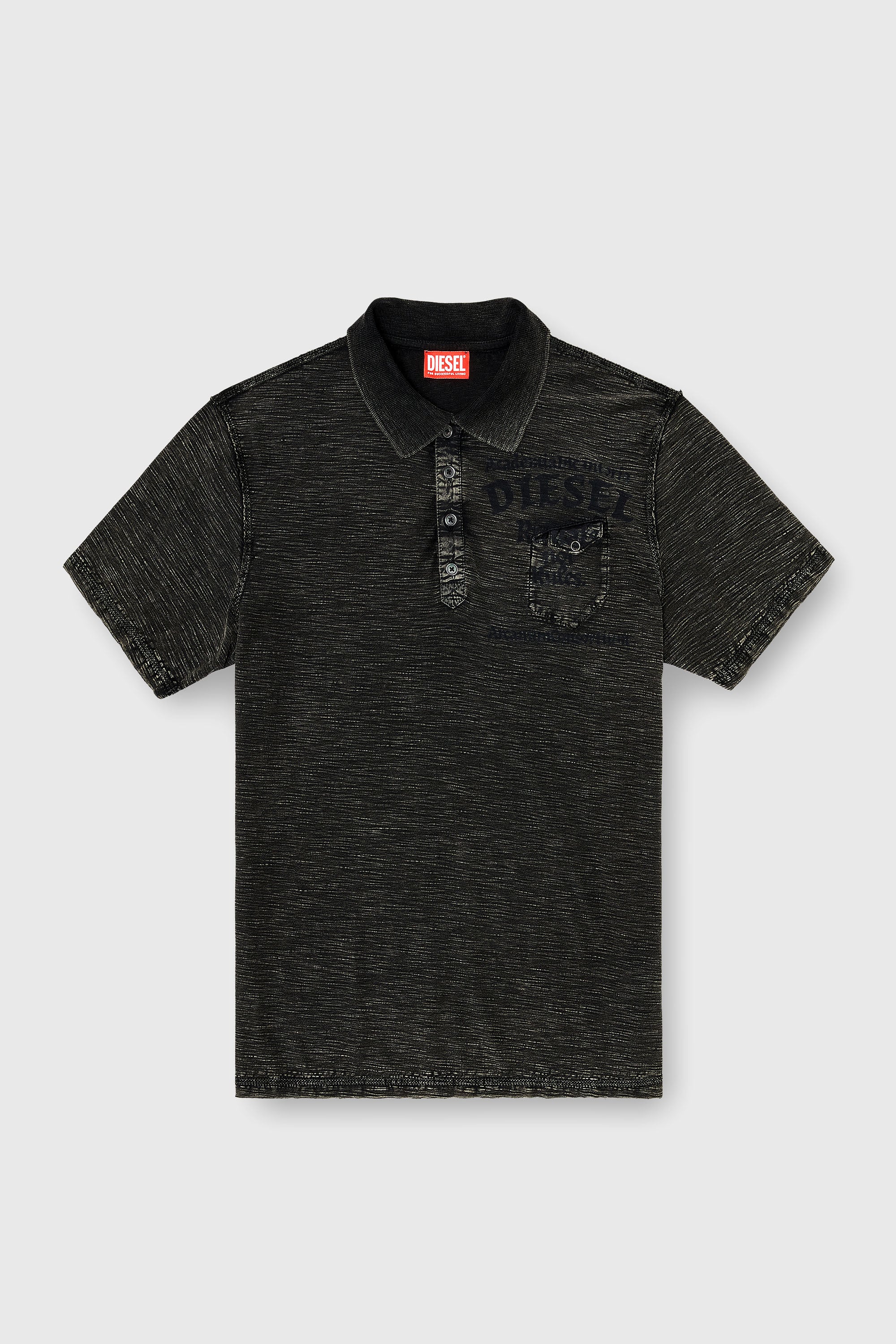 Diesel - T-ARDY-POLO, Male's ポロシャツ in ブラック - 2