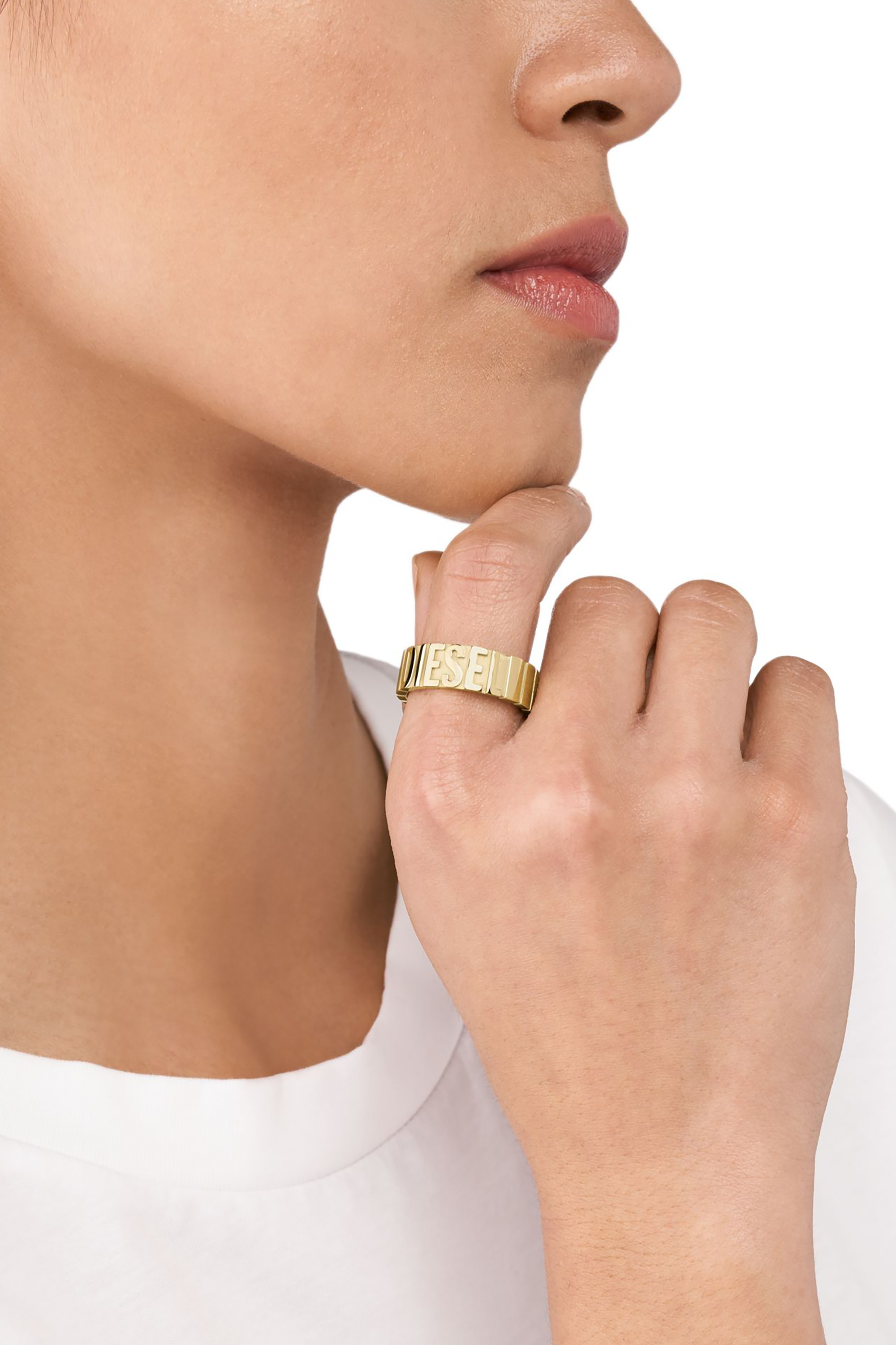 Diesel - DX1439, Unisex's リング in ゴールド - 4