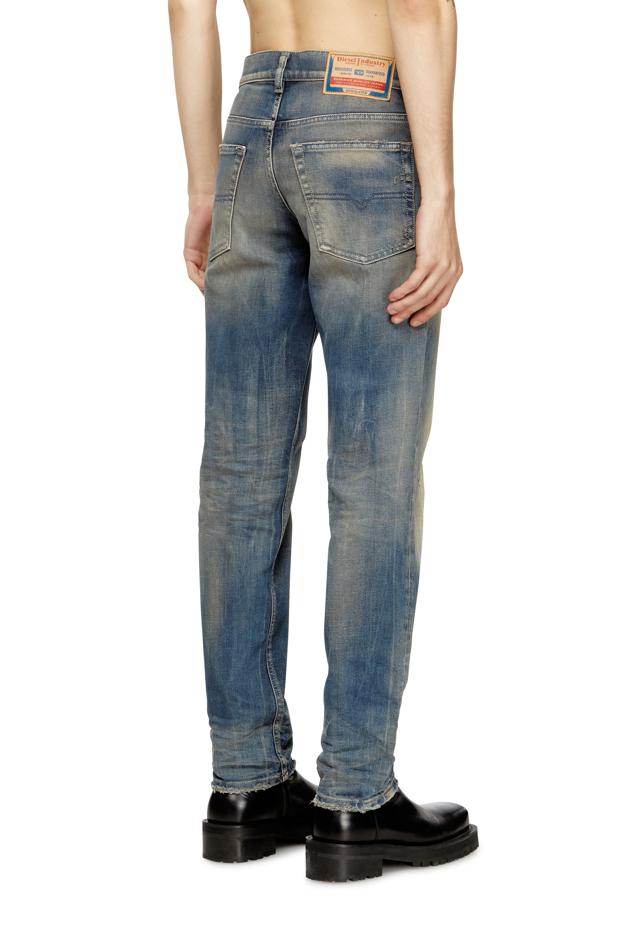 Diesel - Male's Regular Jeans 2023 D-Finitive 09M18, ミディアムブルー - 4