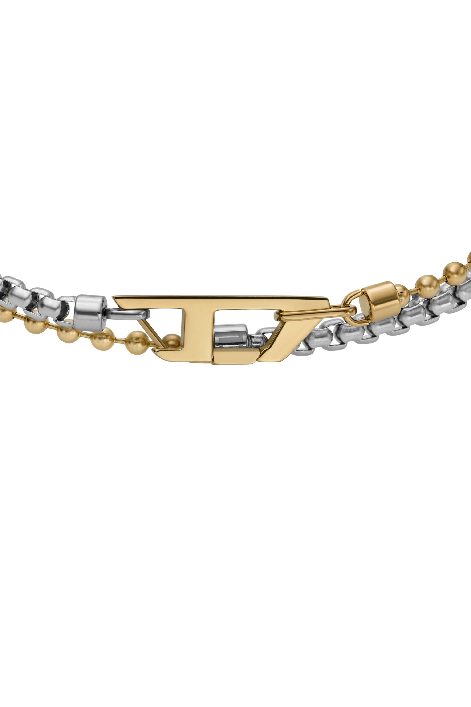 Diesel - DX1570931 JEWEL, Unisex's Two-Tone Stainless Steel Chain Bracelet in シルバー/ゴールド - 2