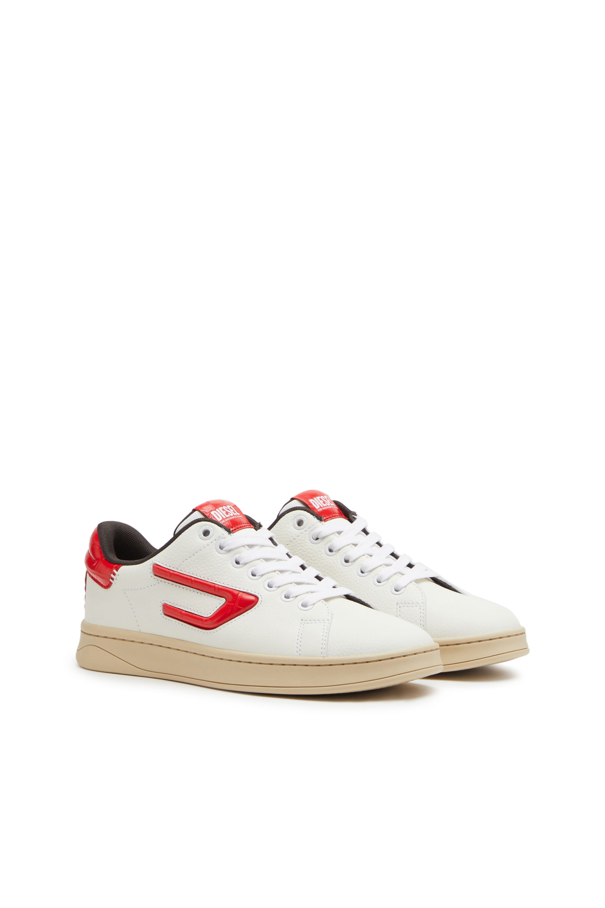 Diesel - S-ATHENE LOW W, ホワイト/レッド/ブルー - Image 2