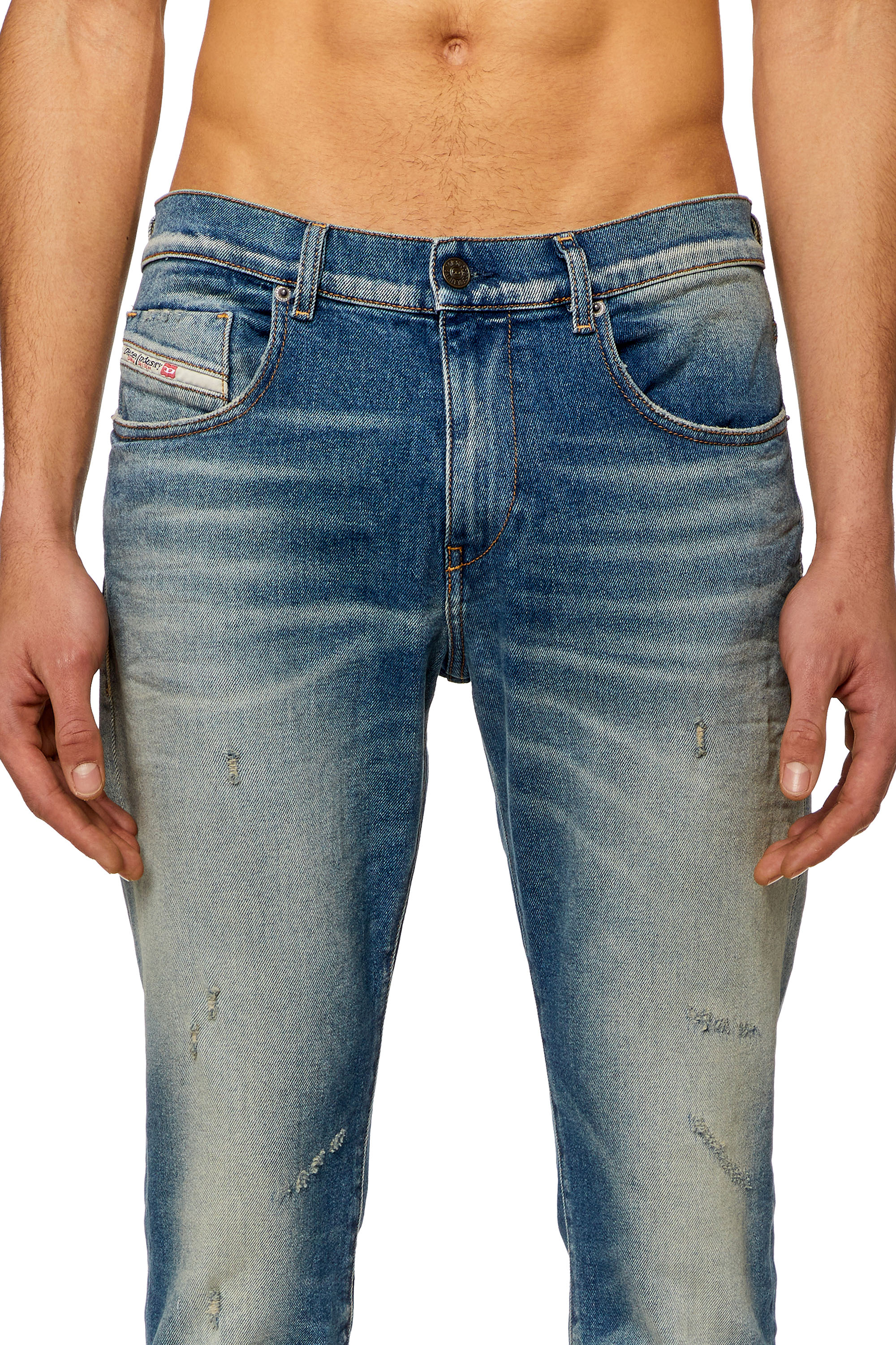 Diesel - Slim Jeans 2019 D-Strukt 09H55, ライトブルー - Image 5