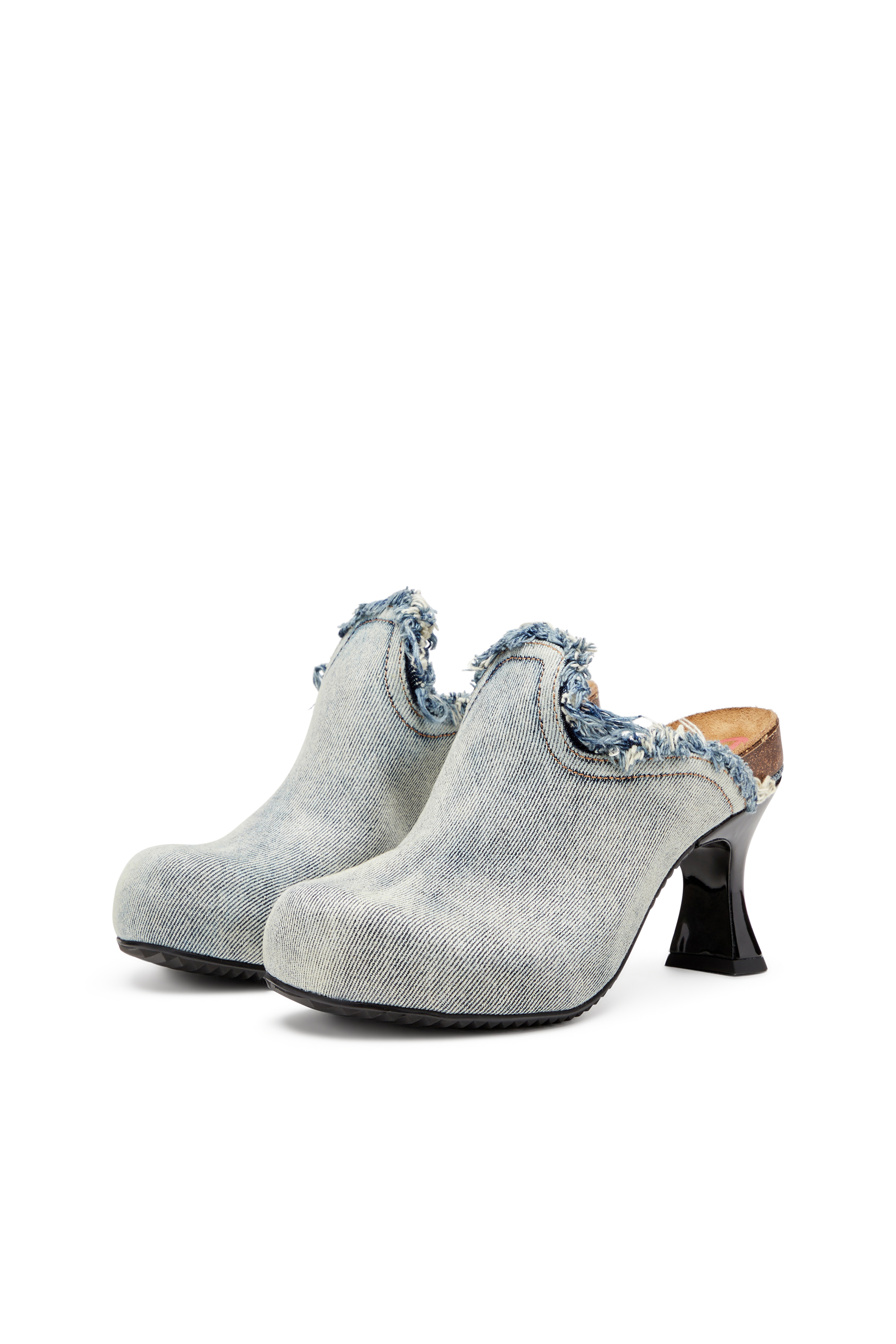 D-WOODSTOCK ML W, ライトブルー Diesel - D-WOODSTOCK ML W, Female's デニムミュール in ライトブルー - 8