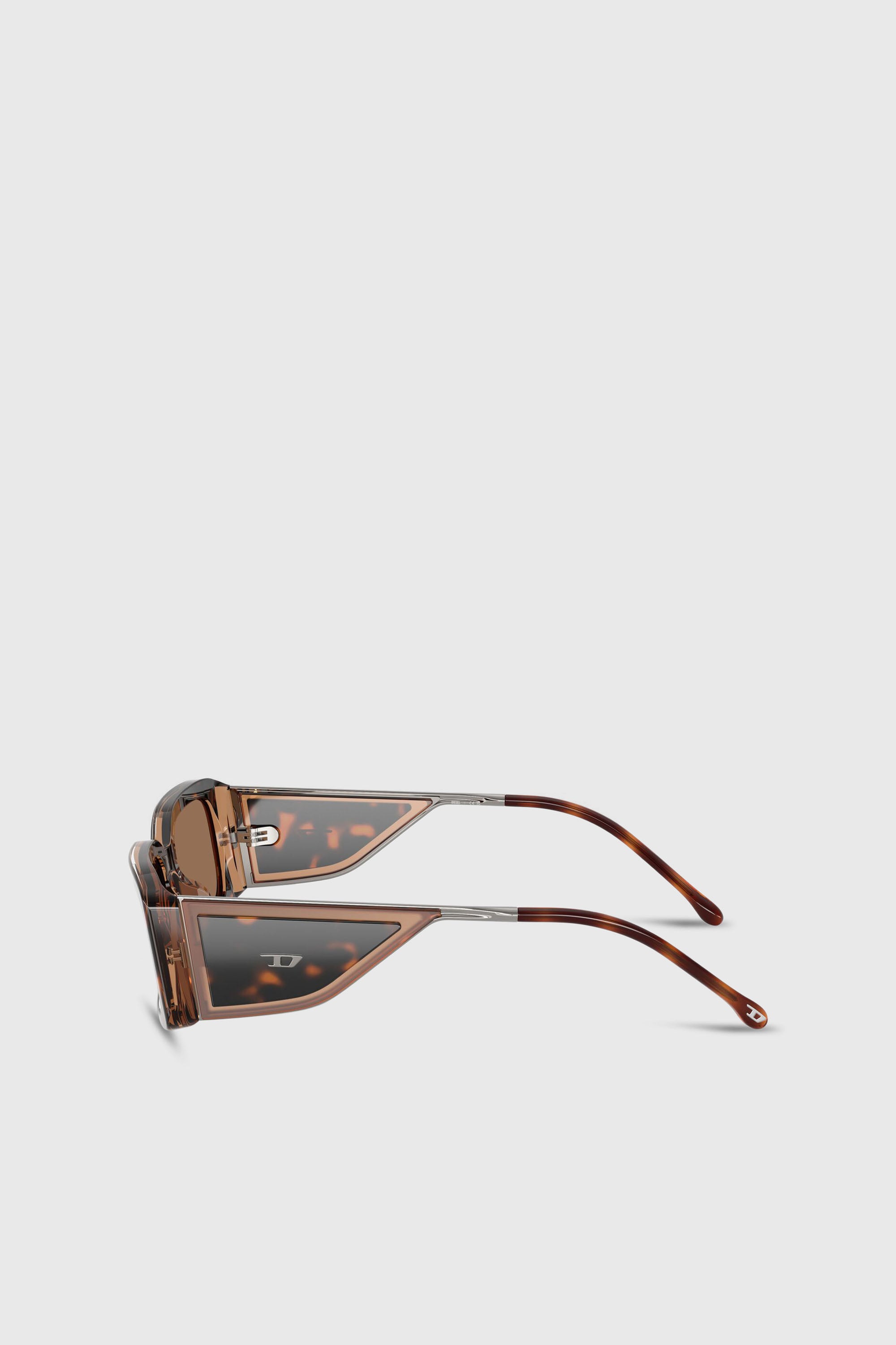Diesel - 0DL2017U, Unisex's Rectangle sunglasses in ブラウン - 1