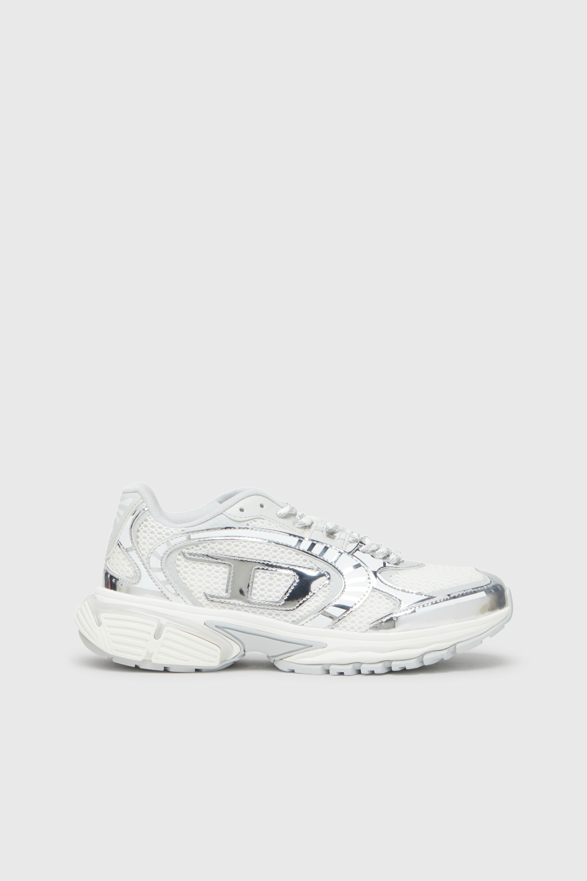 Diesel - S-PRO-V-DENSE LOW W, Female's ローカットスニーカー in ホワイト/シルバー - 1