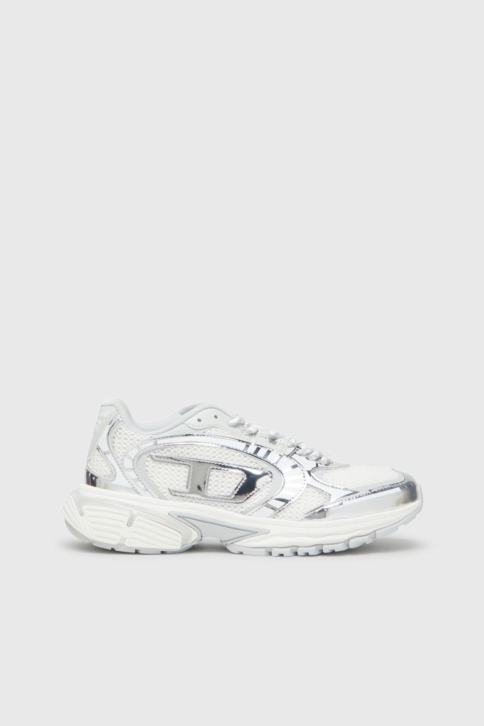 Diesel - S-PRO-V-DENSE LOW W, Female's ローカットスニーカー in ホワイト/シルバー - 2