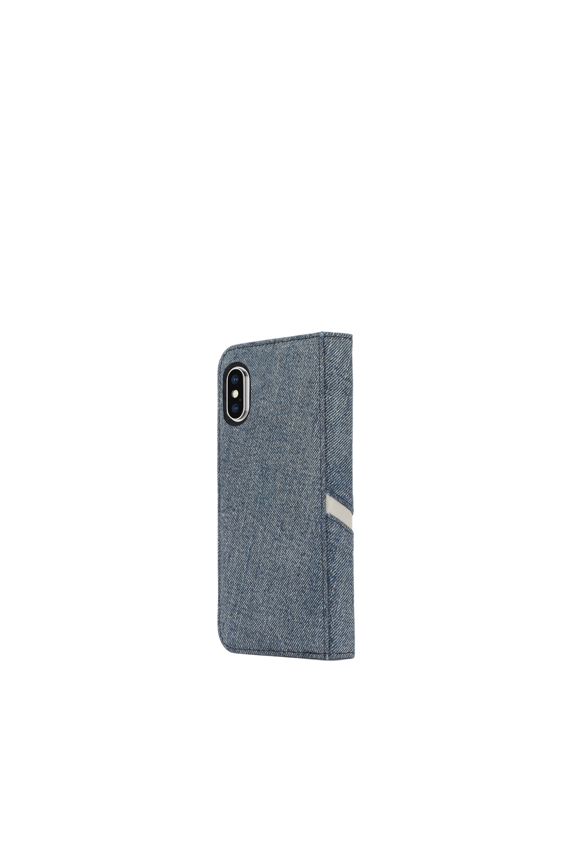 Diesel - DENIM IPHONE X FOLIO, Unisex's Denim folio, iPhone X in ブルージーンズ - 3