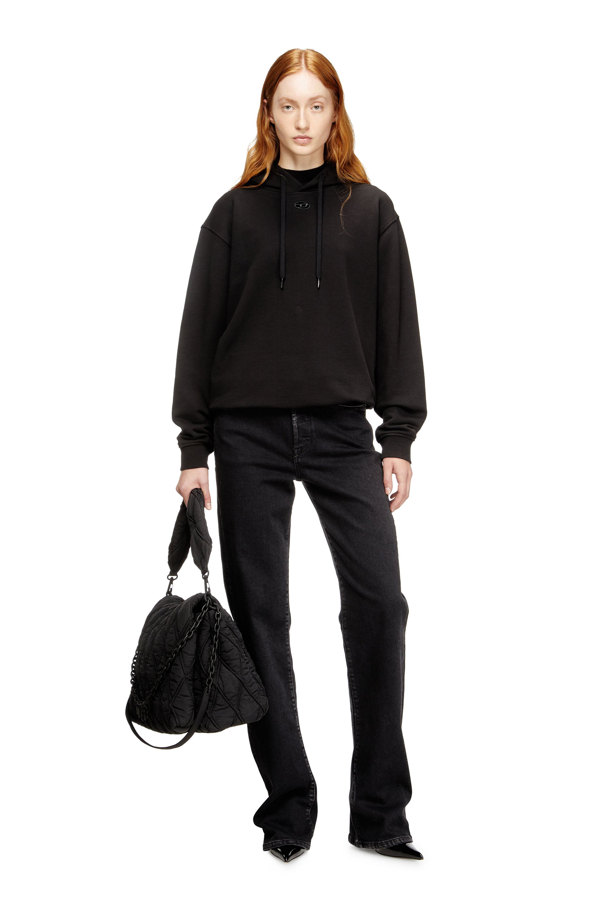 Diesel - F-NORMY-HOOD-OD, Female's プルオーバーパーカー in ブラック - 2