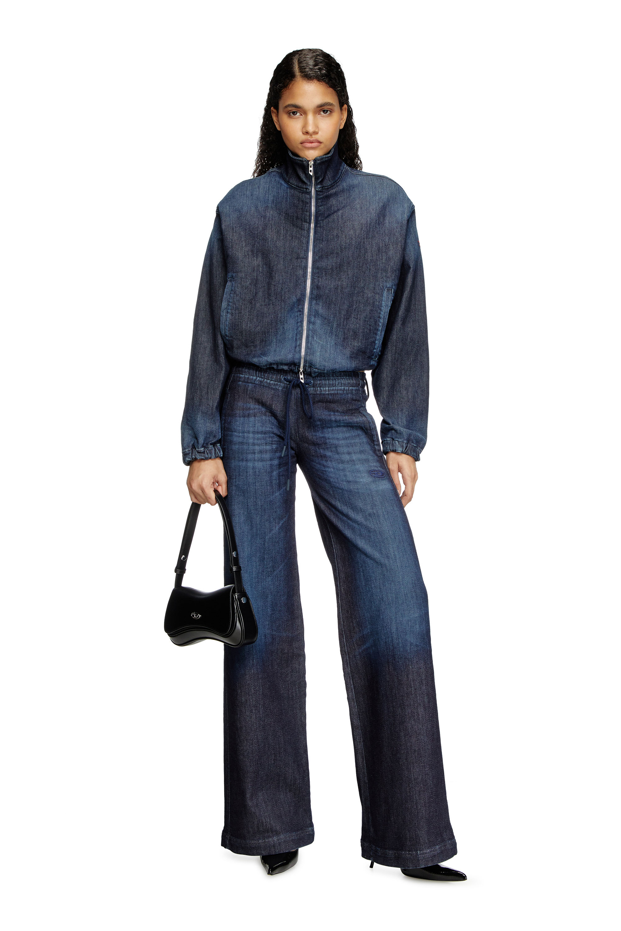 Diesel - Female's Relaxed 2078 D-Ainty Joggjeans® 09L11, ダークブルー - 1