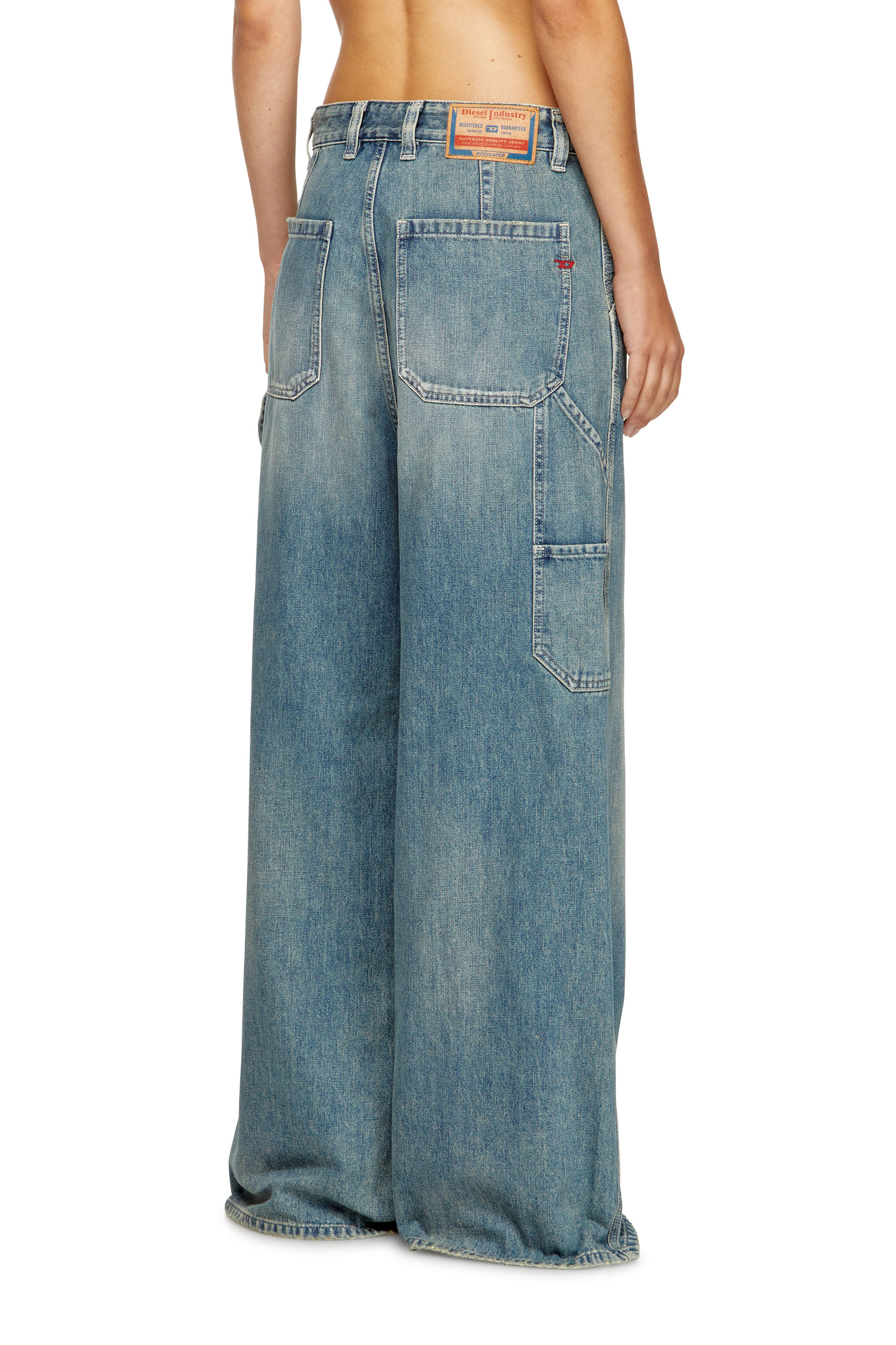 Diesel - Female's Relaxed Jeans 1996 D-Sire 068SK, ライトブルー - 4