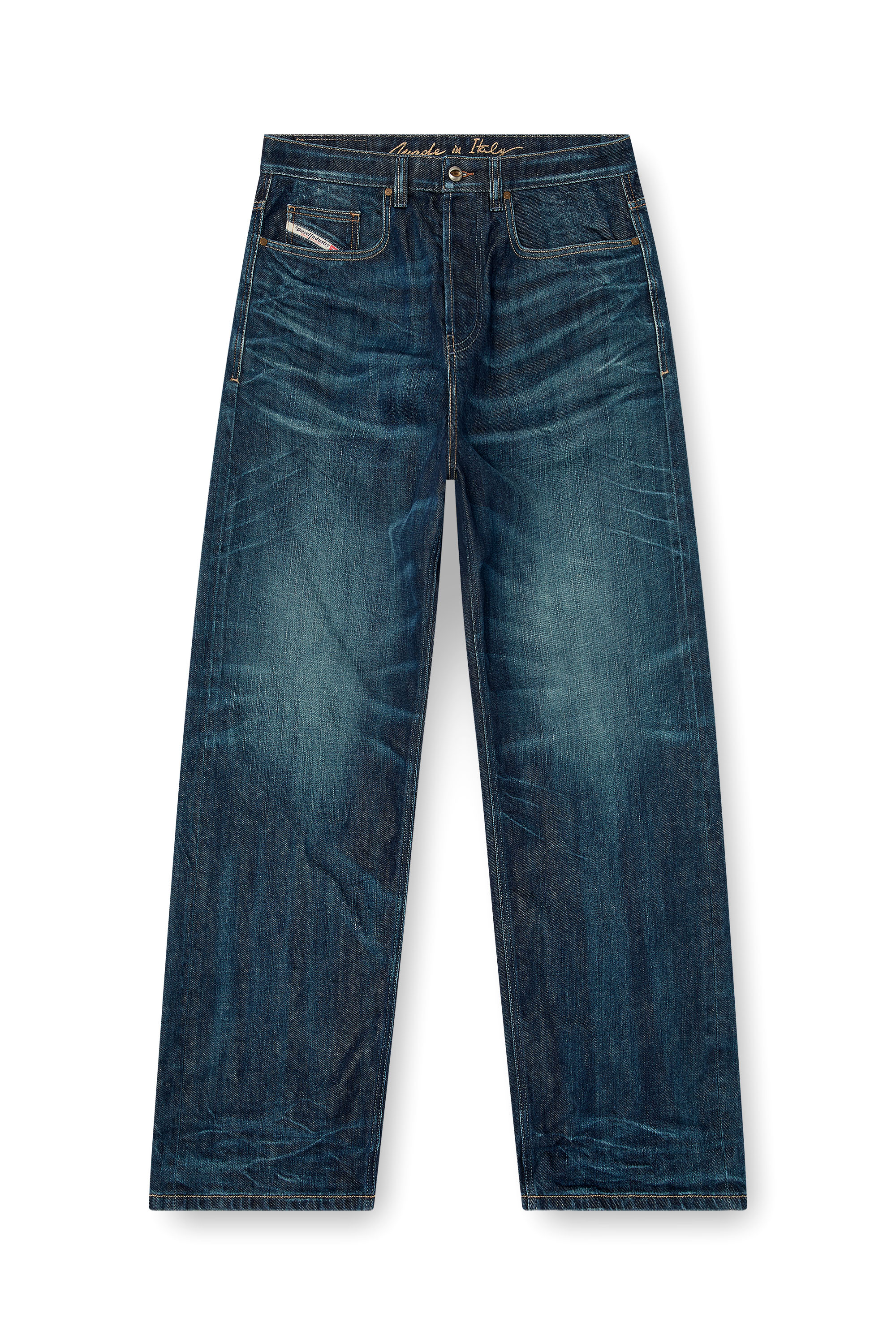 Diesel - Male's Relaxed Jeans 2001 D-Macro 09Q04, ダークブルー - 2
