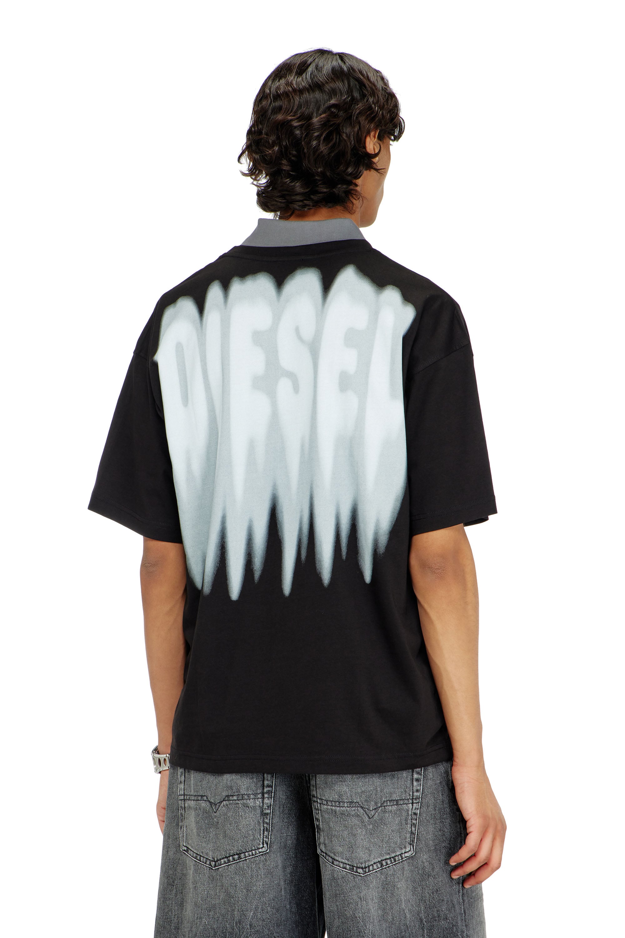 Diesel - T-BOXT-AA18, Male's Tシャツ in ブラック - 4