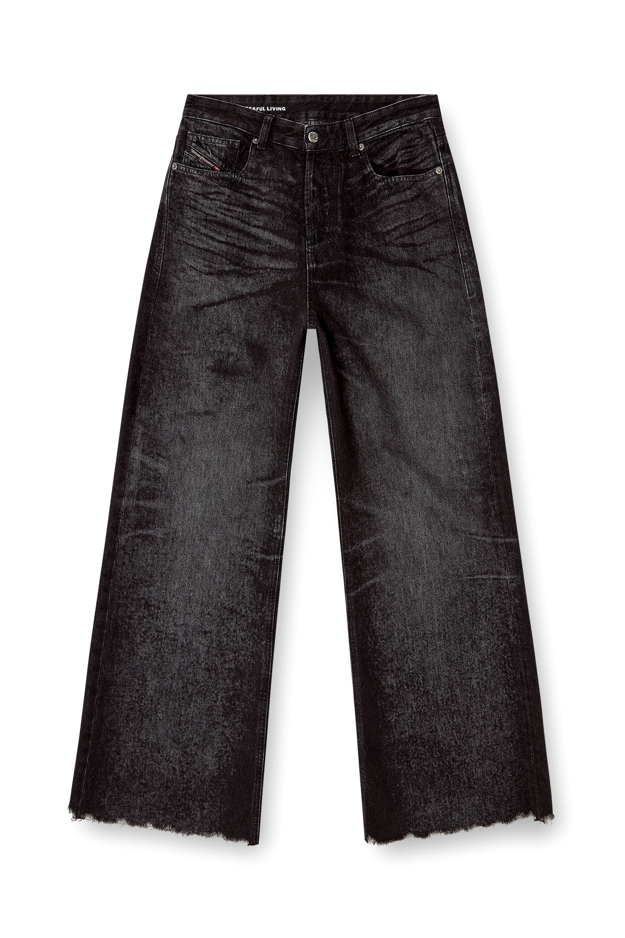 Diesel - Female's Relaxed Jeans 1996 D-Sire 007DB, ブラック/ダークグレー - 3