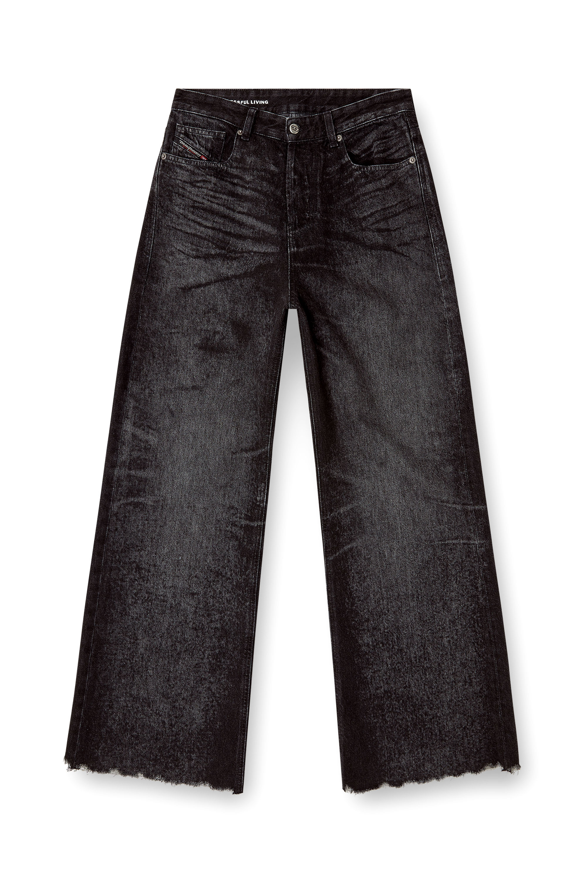Diesel - Female's Relaxed Jeans 1996 D-Sire 007DB, ブラック/ダークグレー - 2