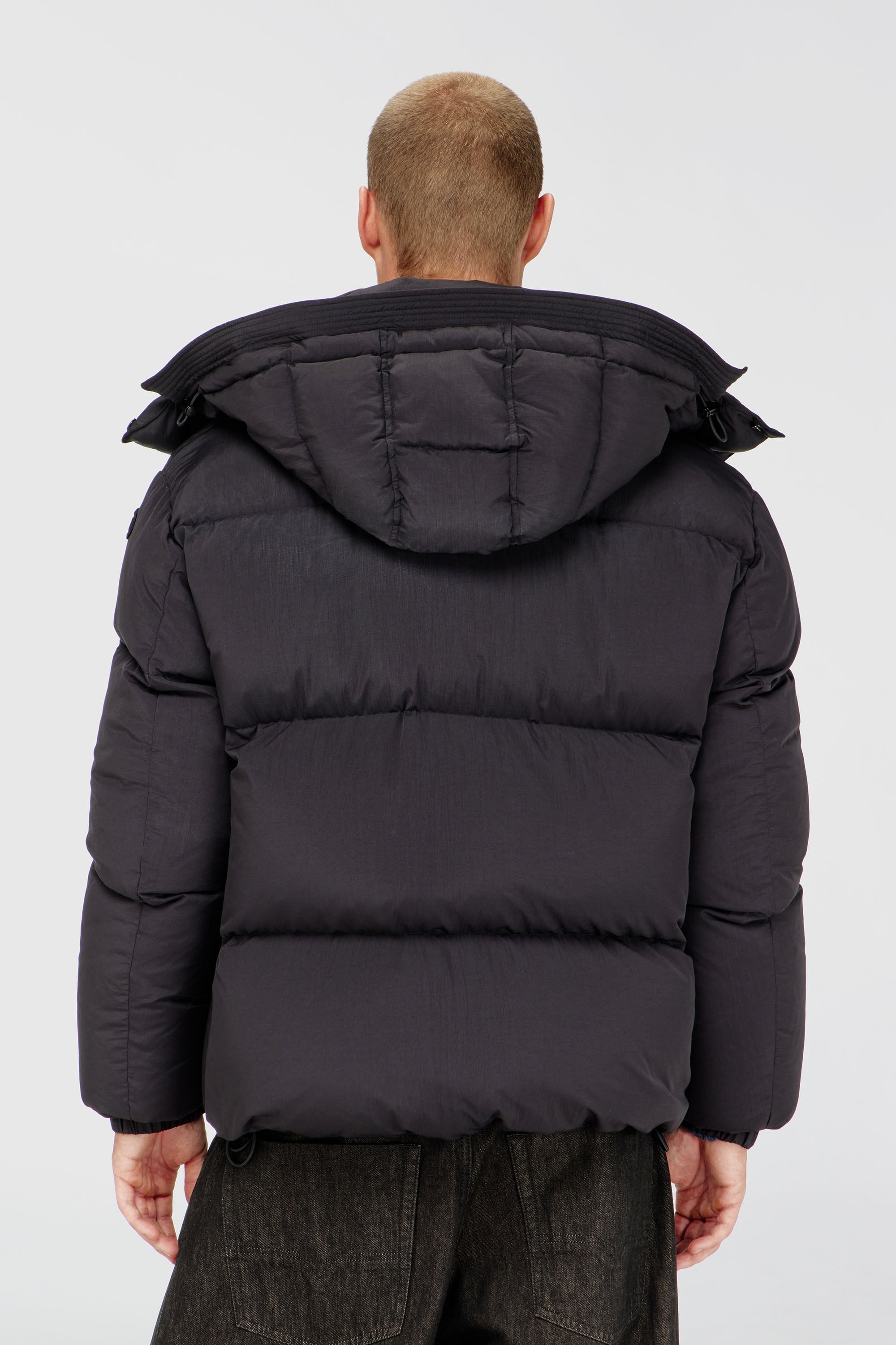 Diesel - W-ROLFYS-WRD, Male's ダウンジャケット in ダークグレー - 5
