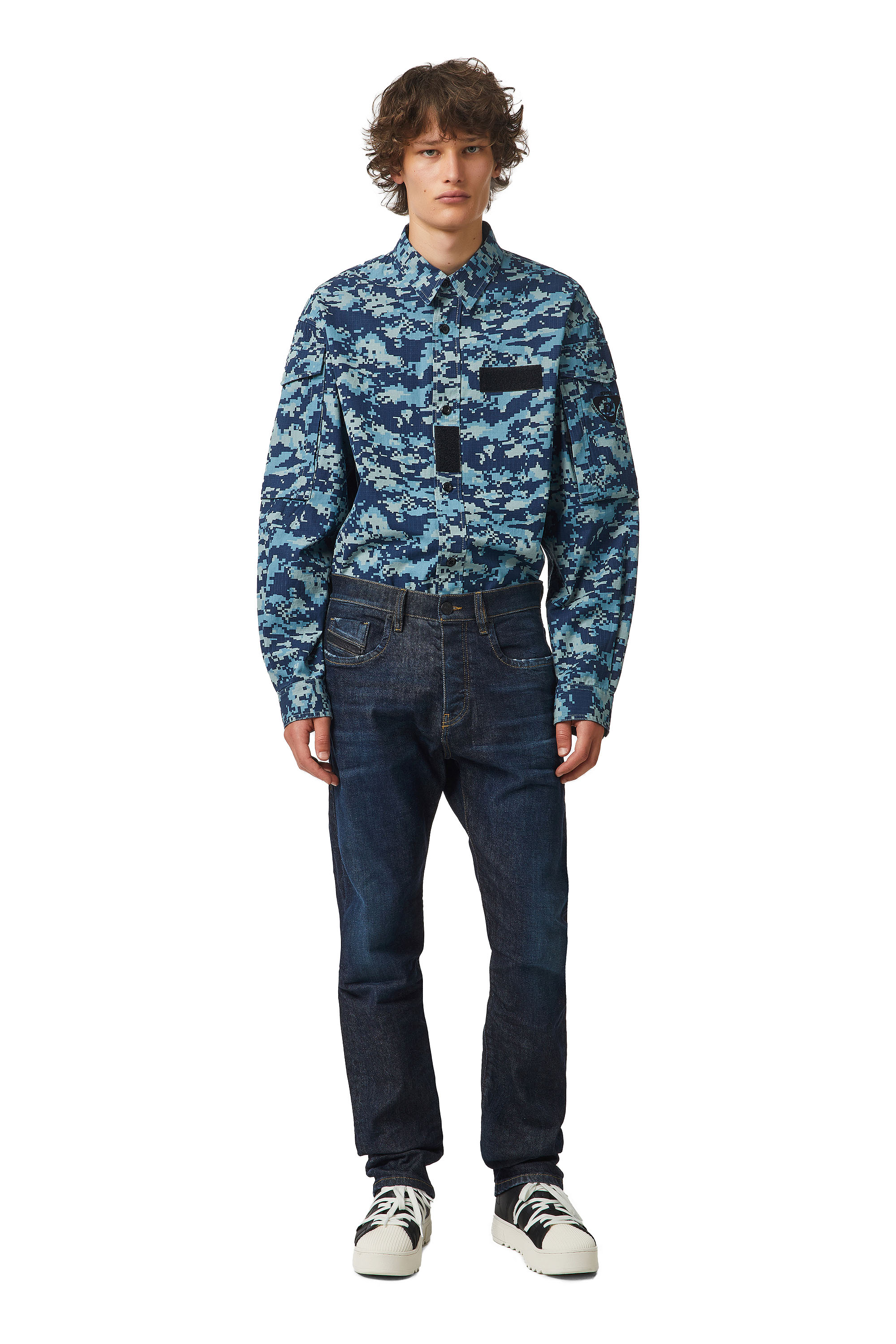 2020 D-VIKER 09B45 Straight Jeans, Diesel - 2020 D-VIKER 09B45 Straight Jeans, - Image 1
