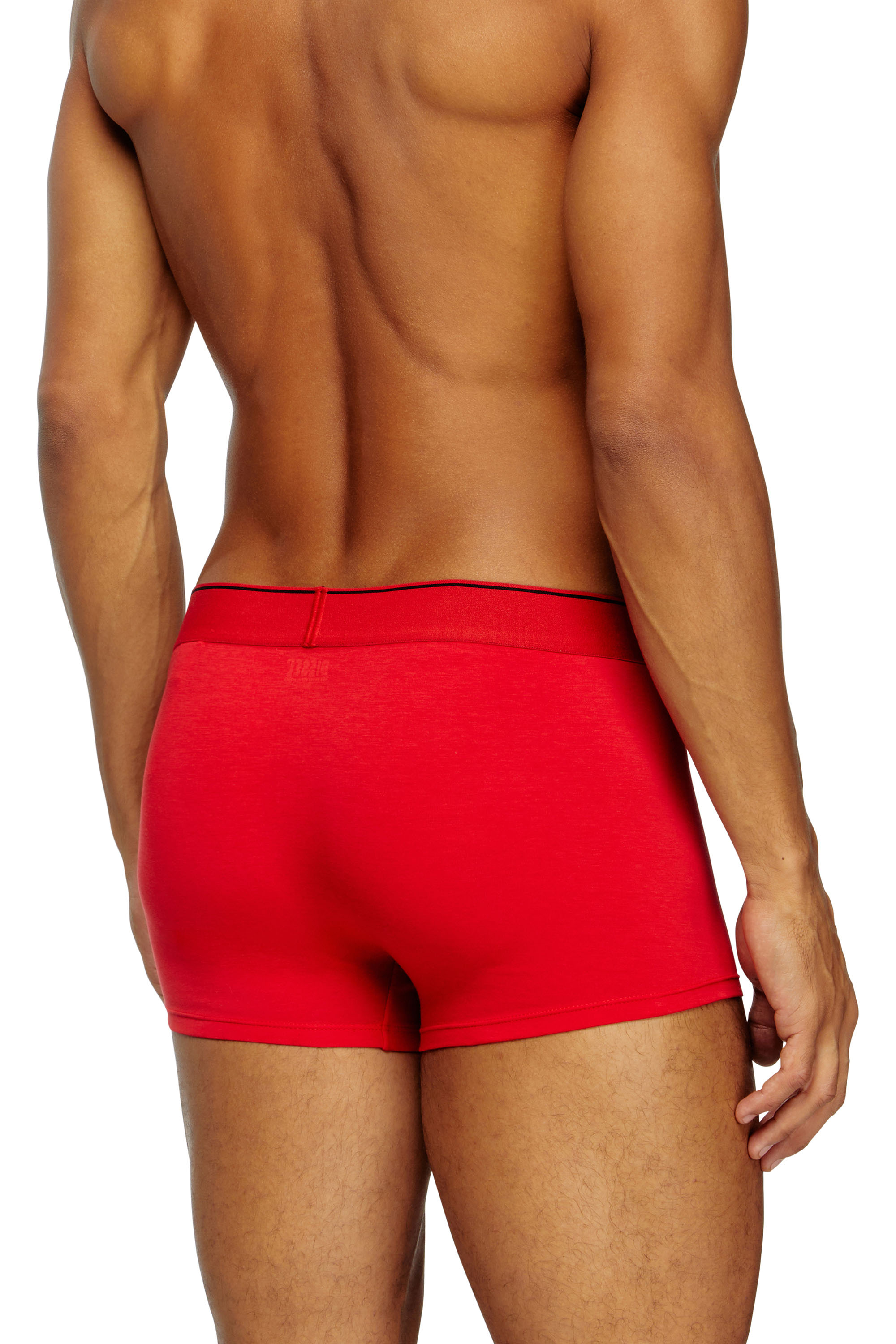 Diesel - UMBX-DAMIENTHREEPACK, Male's ボクサーパンツ 3枚パック in レッド/ブラック - 4