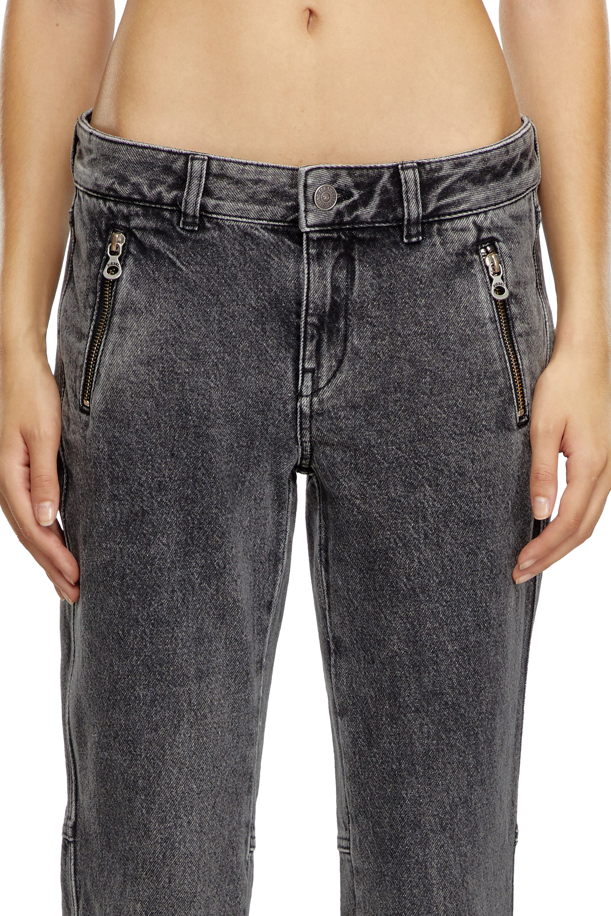 Diesel - Female's Bootcut Jeans D-Poky 0CBDH, ブラック/ダークグレー - 5