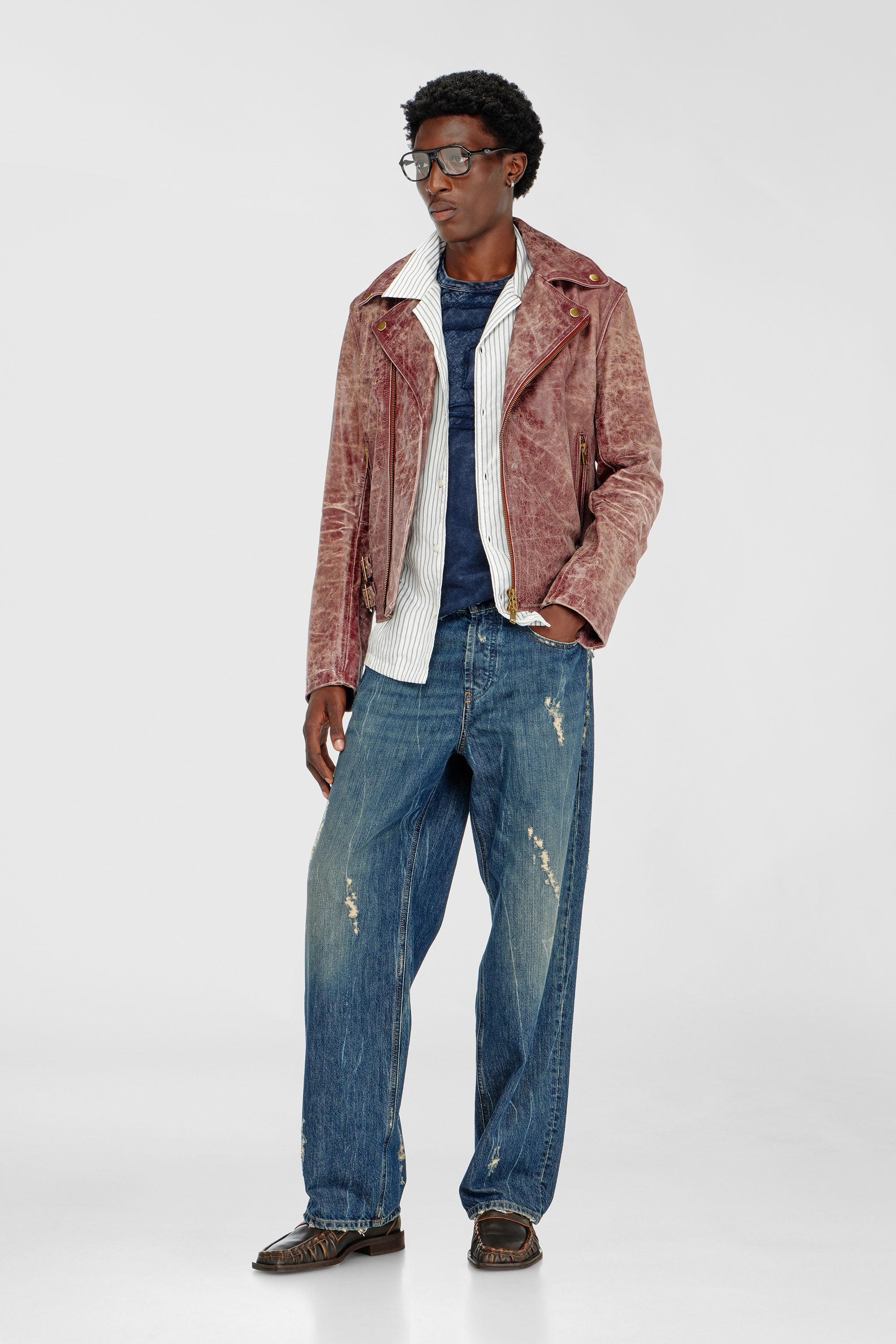 Diesel - T-BOXT-DEN, Male's Tシャツ in ミディアムブルー - 2