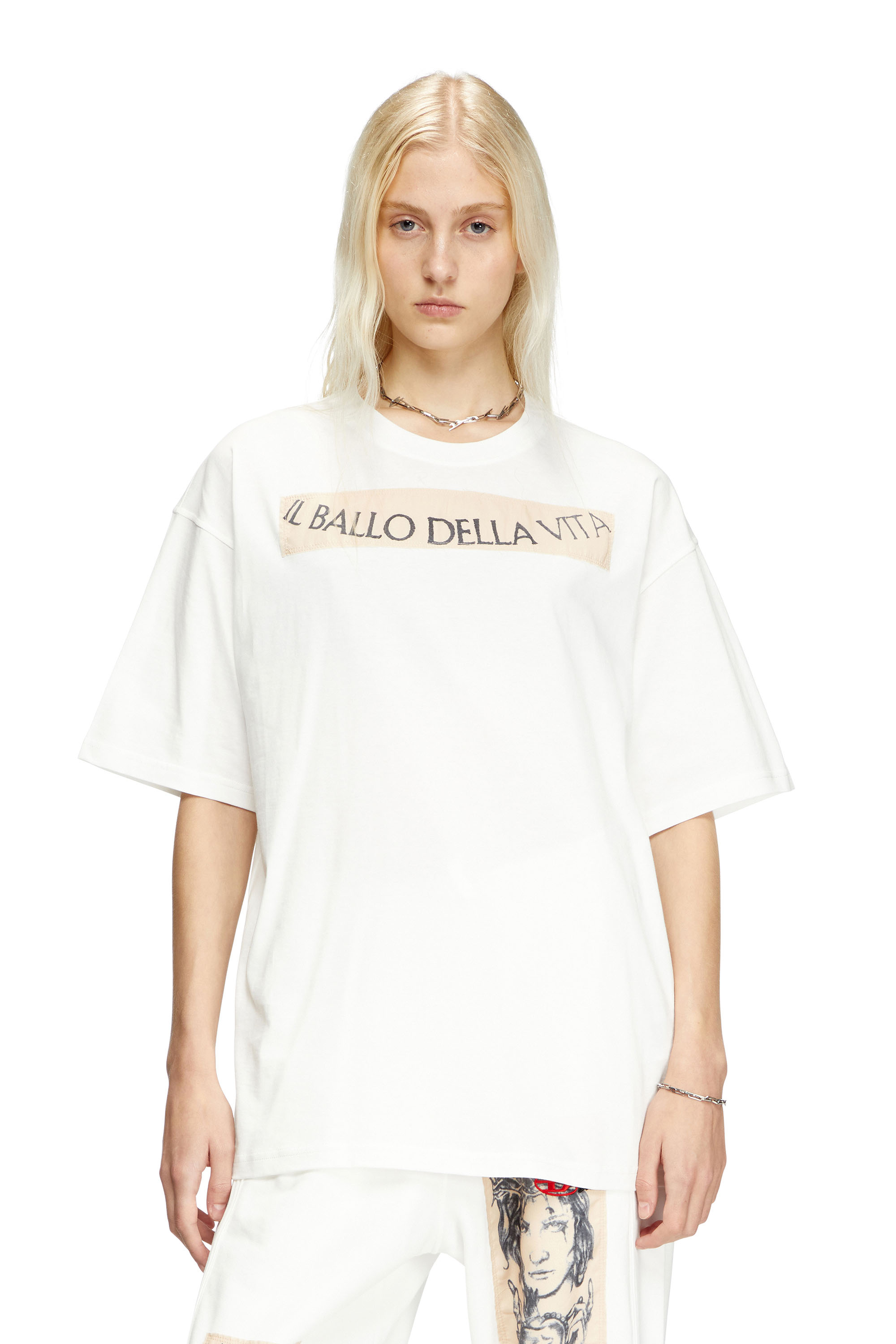 Diesel - T-BOXT-BALLO-DD, Unisex's Tシャツ in ホワイト - 5