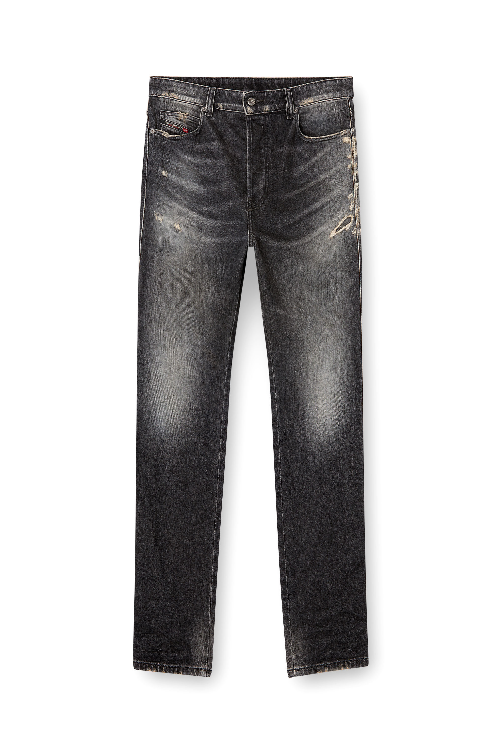 Diesel - Male's Slim Jeans 1993 D-Vyl 09M54, ブラック/ダークグレー - 2