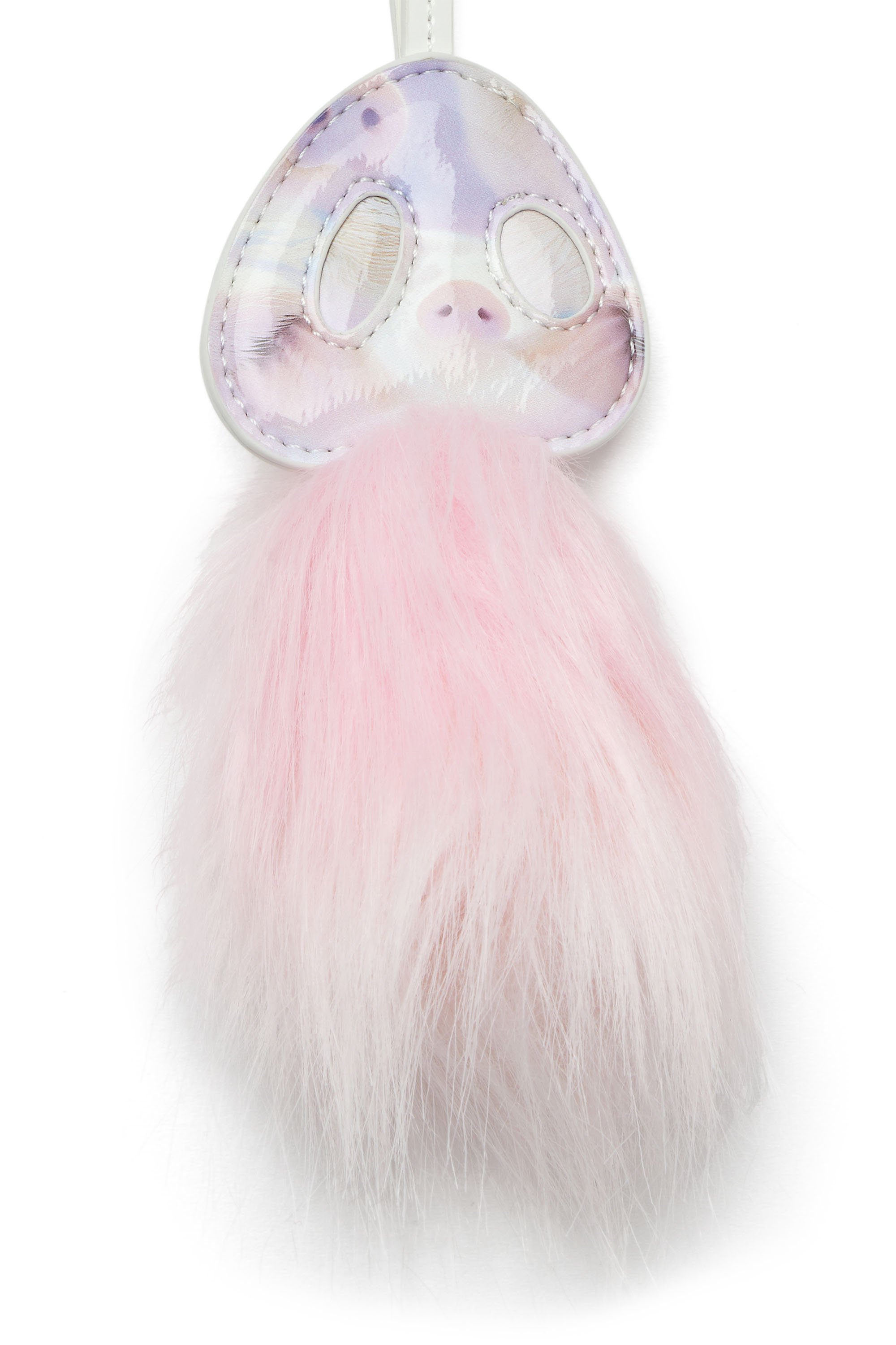 Diesel - FUR CHARMS I, Female's Soft touch piglet's nose-shaped Charm in ピンク / ホワイト - 3