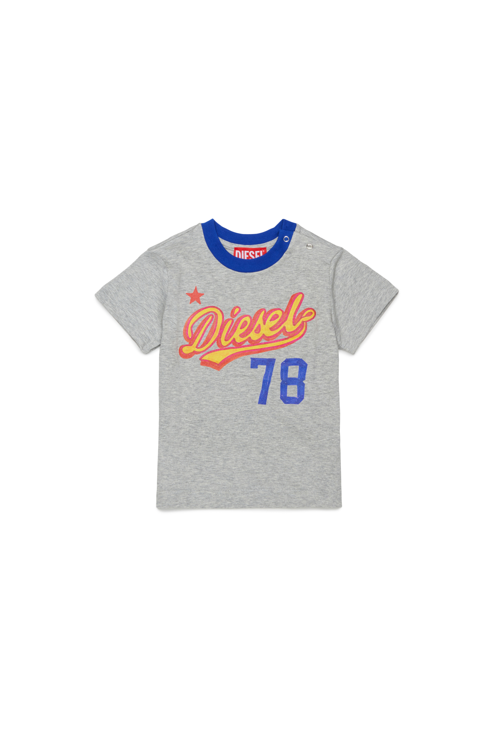 Diesel - TURSIB, Male's Tシャツ in グレー - 1