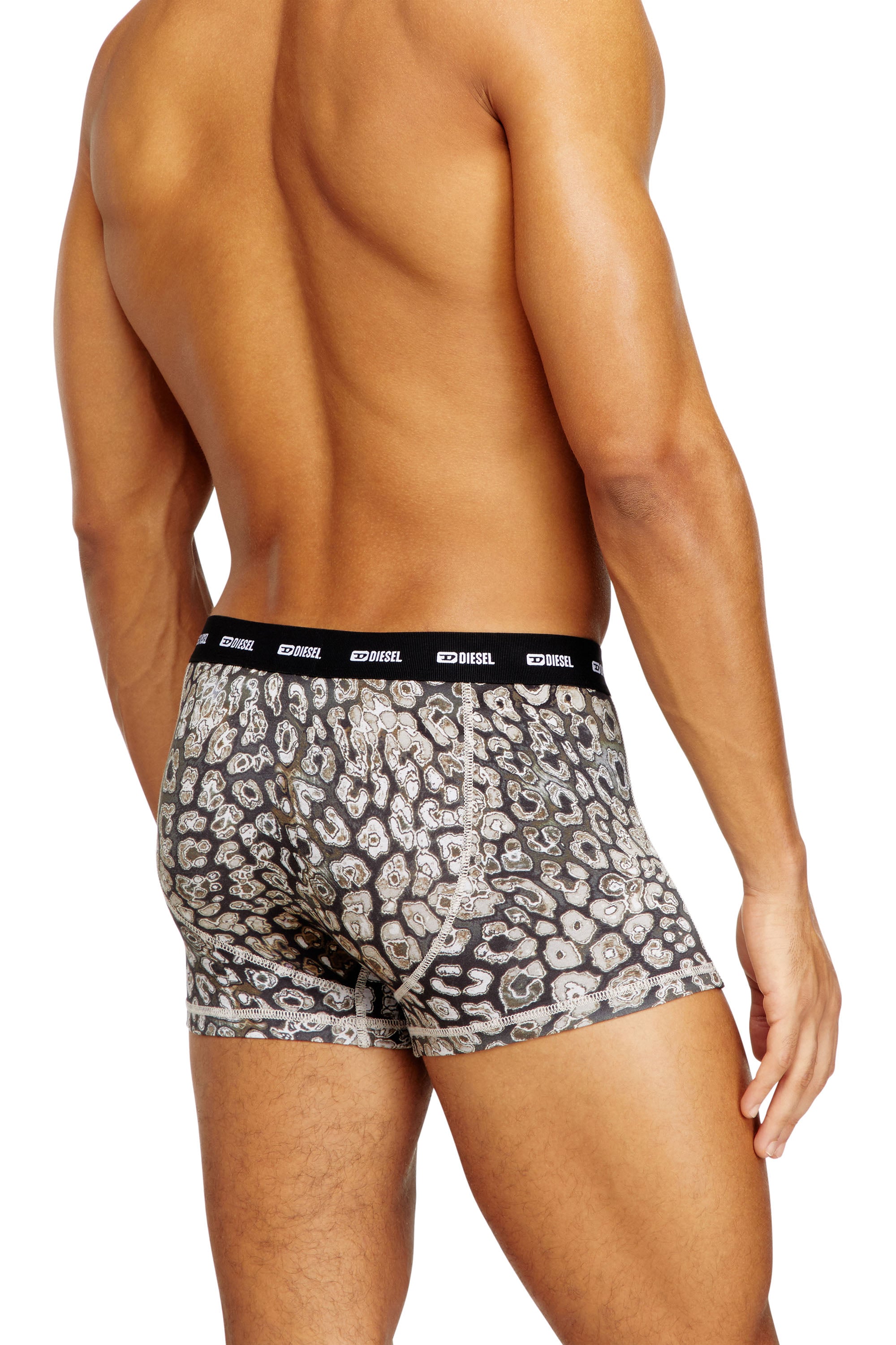Diesel - DAMIEN-UTLT, Male's Cotton boxers with all-over animalier print in マルチカラー - 3