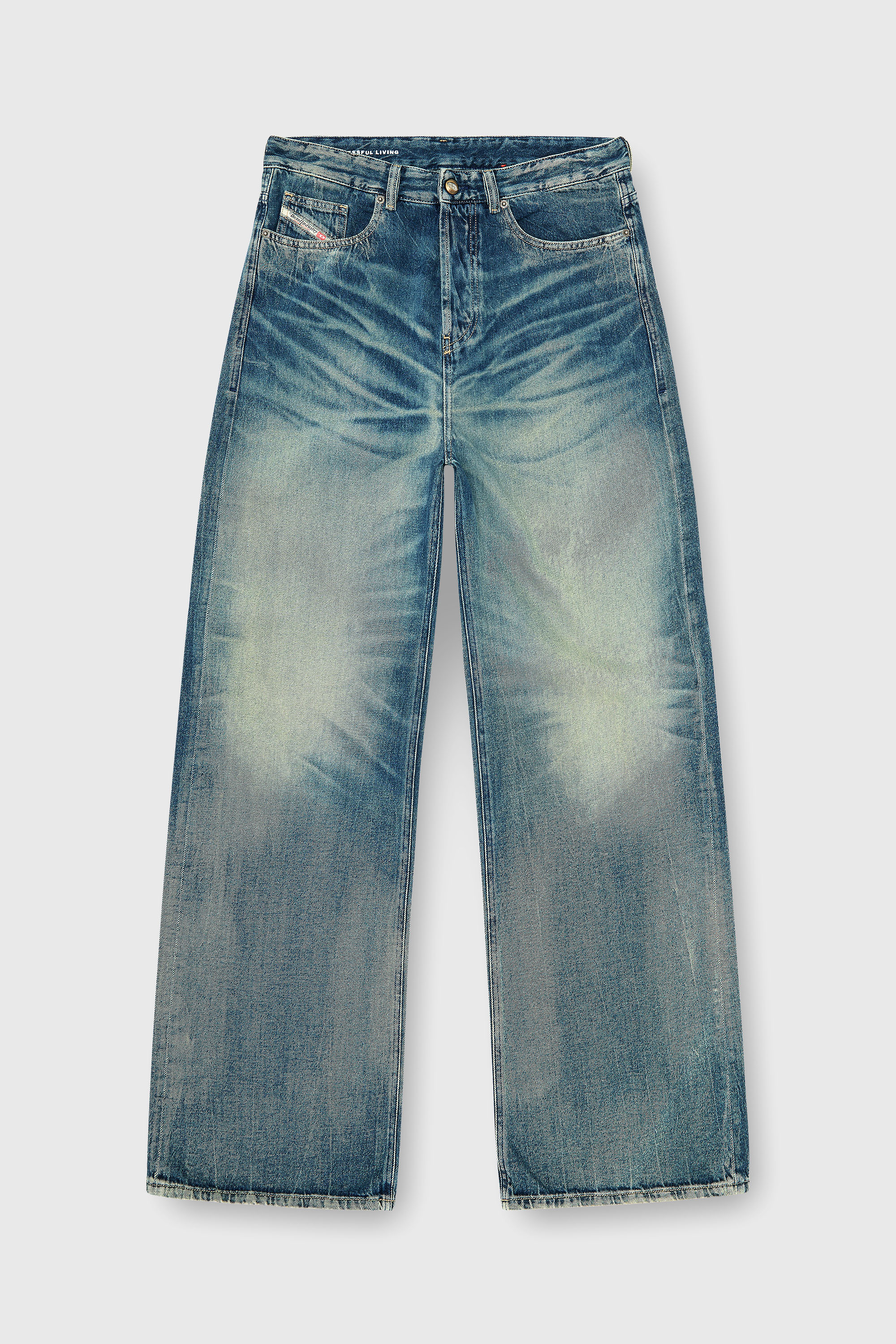 Diesel - Male's Relaxed Jeans D-Rise 09P55, ダークブルー - 2