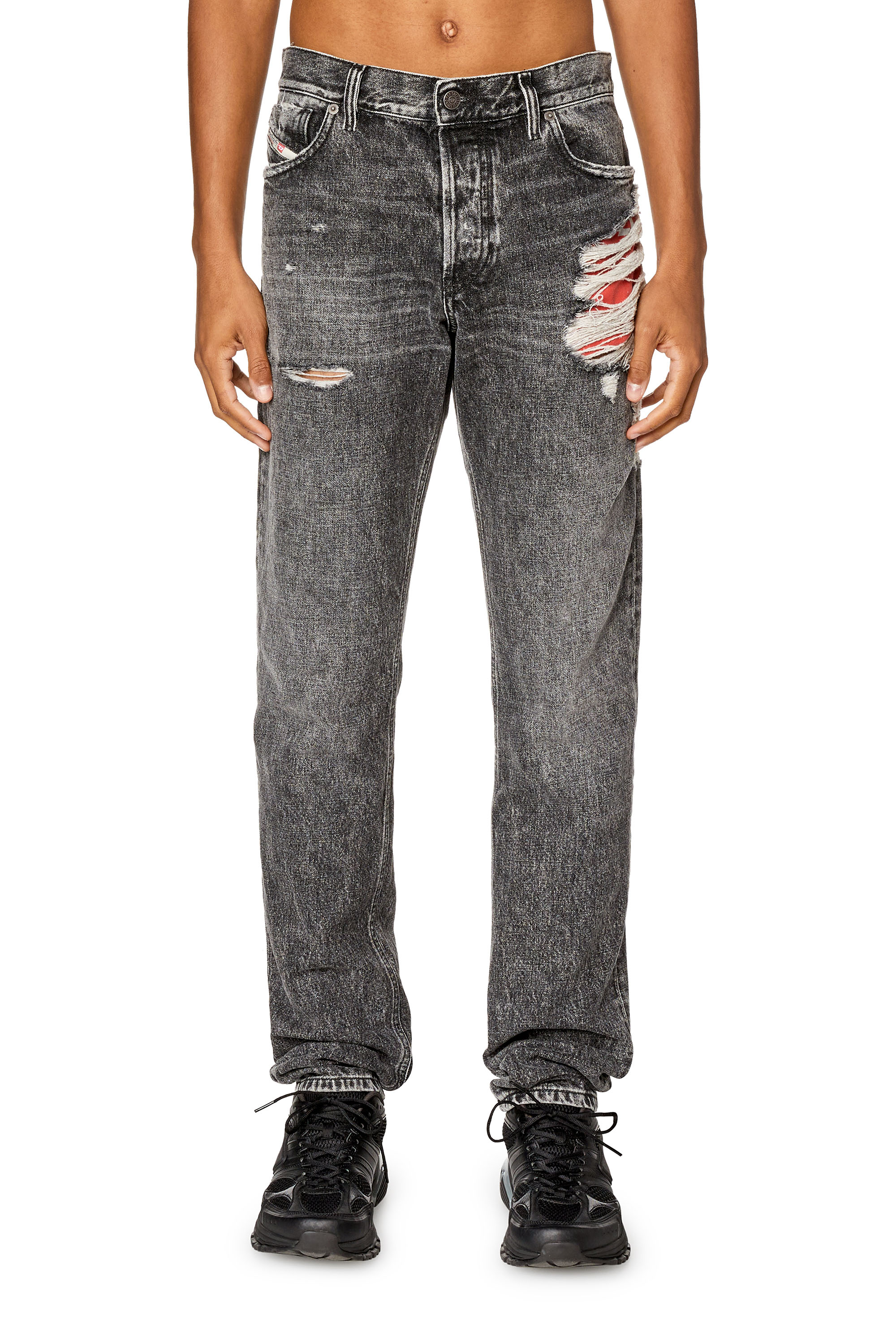 Diesel - Straight Jeans 1995 D-Sark 007S1, ブラック/ダークグレー - Image 1