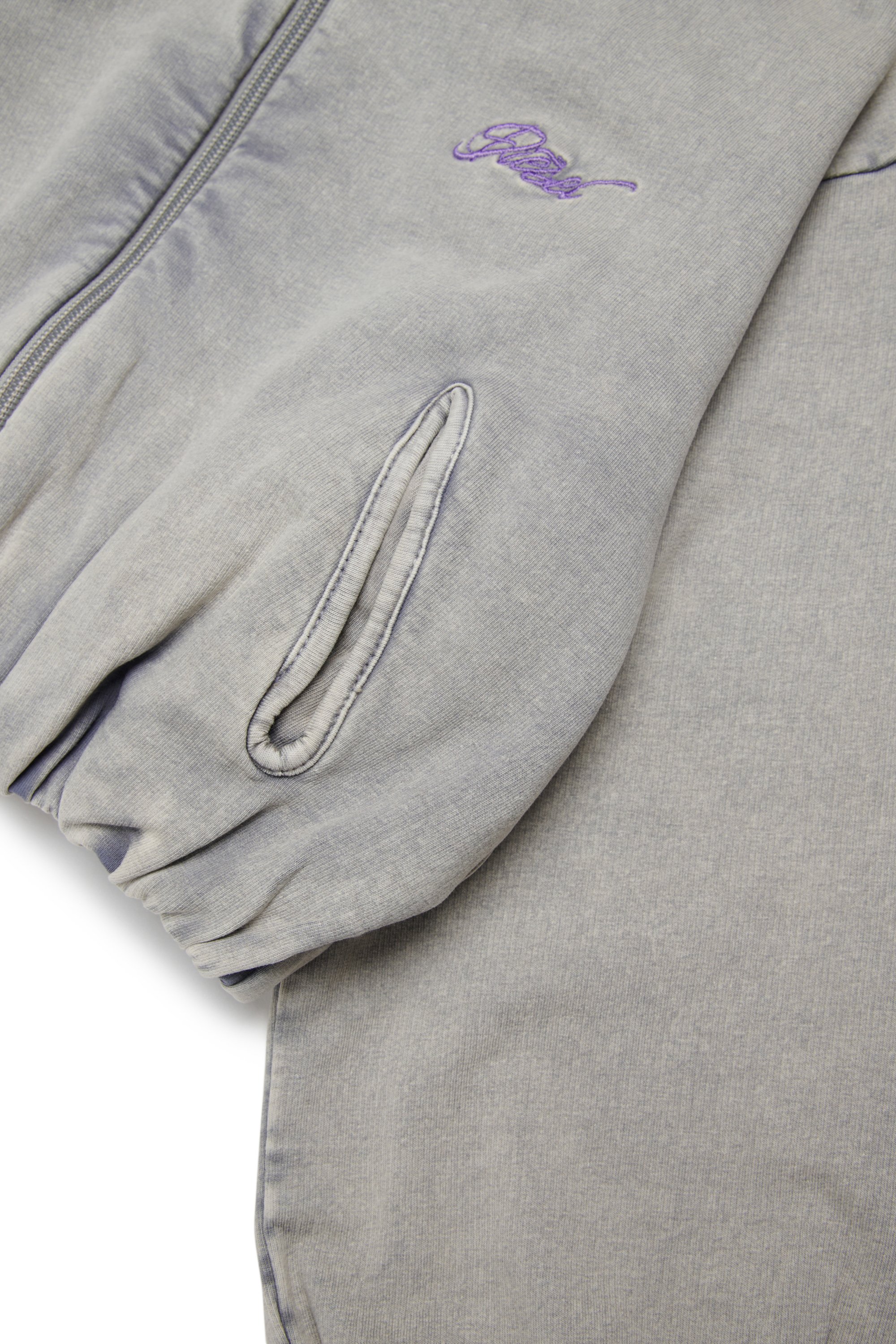 Diesel - SFENERDI, Female's ジップアップパーカー in グレー - 4