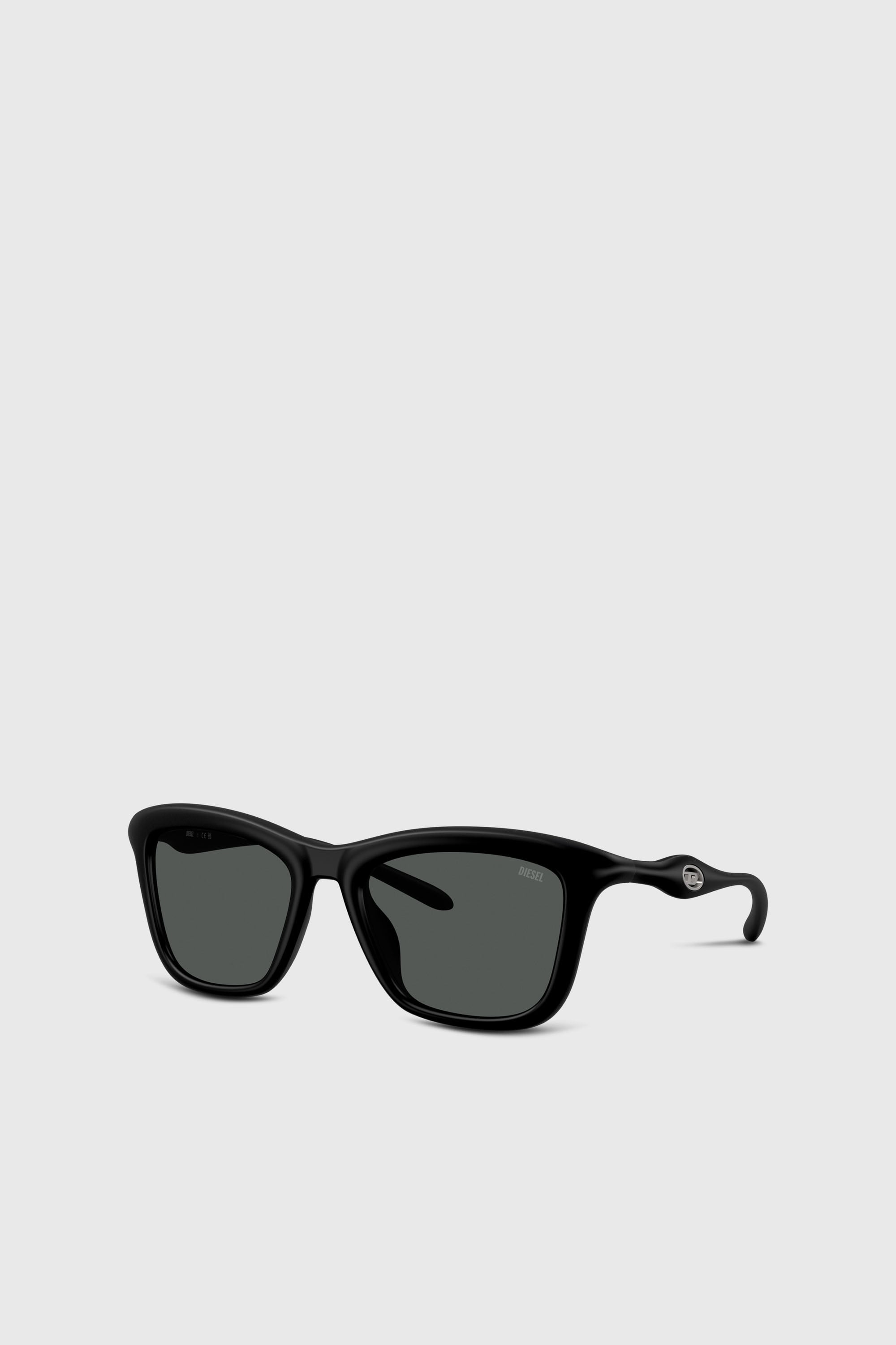 Diesel - 0DL3008U, Unisex's Square sunglasses in ブラック - 1