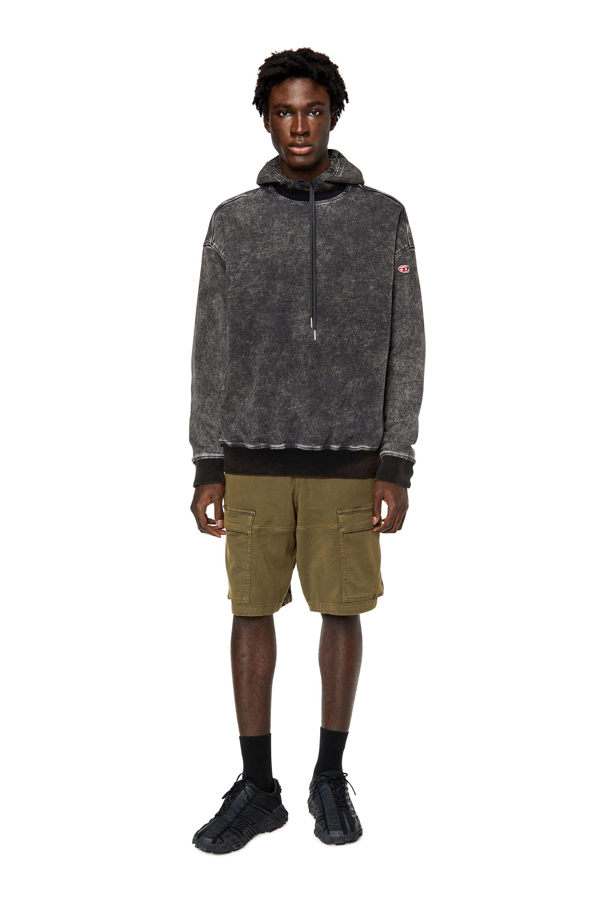 Diesel - D-KROOLEY-CARGO-SHORT JOGG, ミリタリーグリーン - Image 4