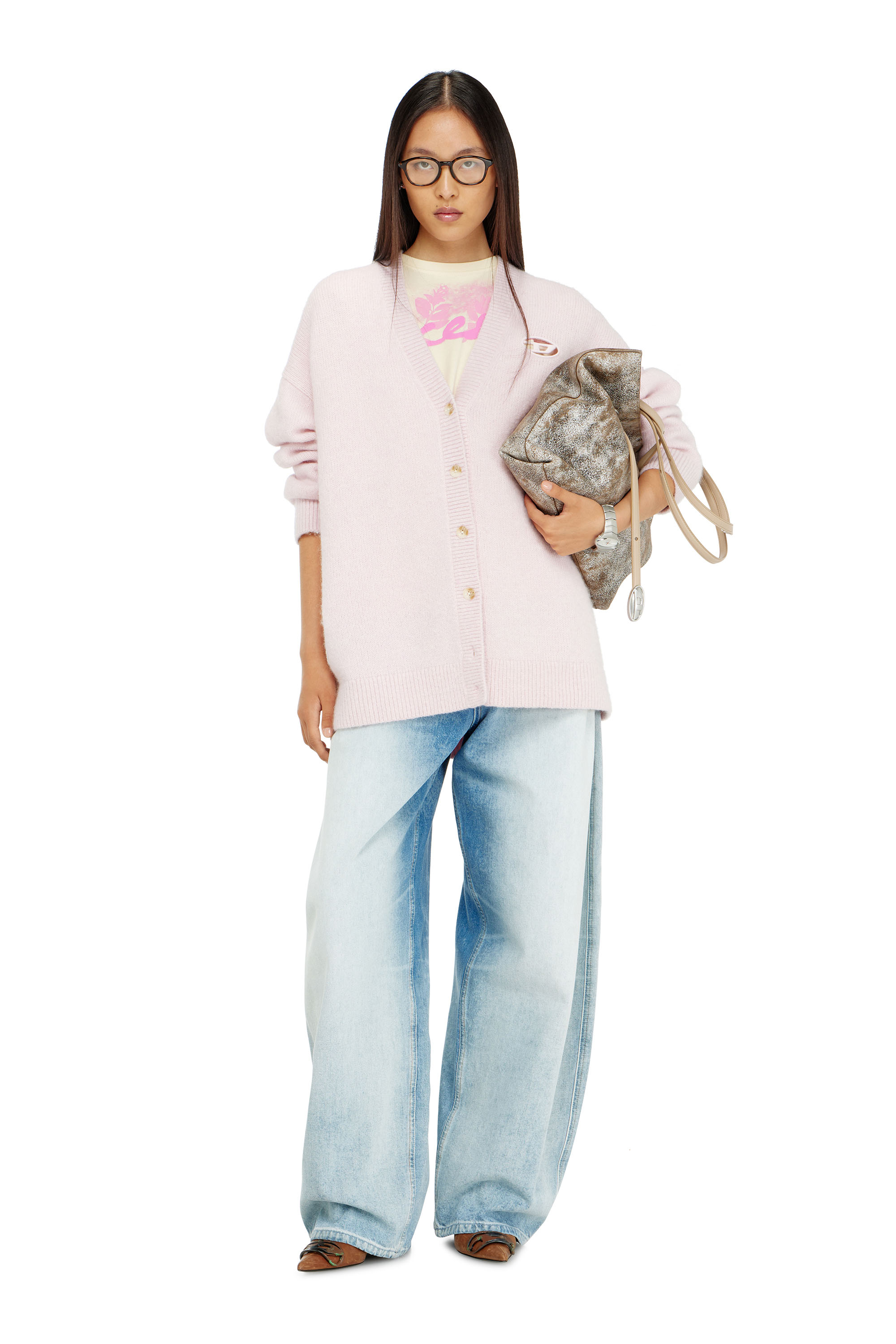 Diesel - M-AREELA, Female's カーディガン in フェースパウダー - 1