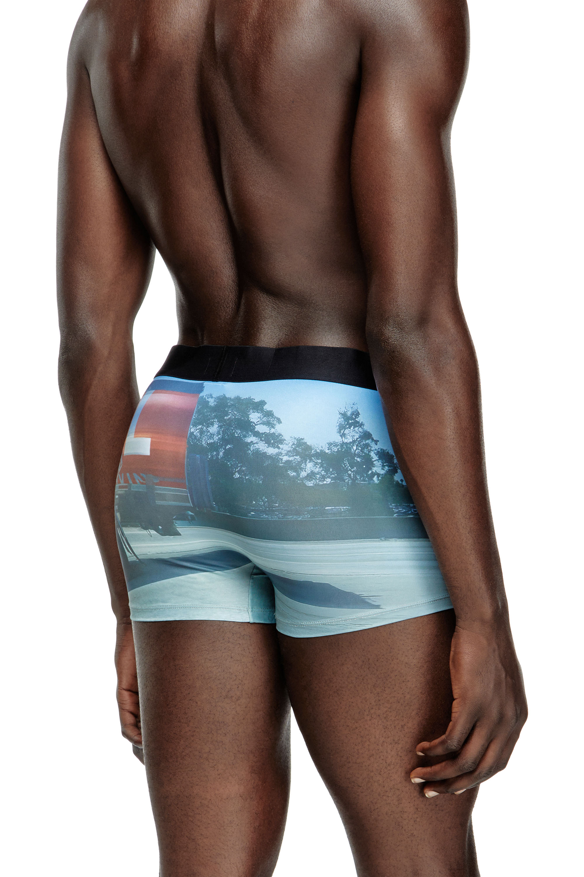 Diesel - DAMIEN-D-POP-40, Male's Boxer briefs with Pop print in ライトブルー - 3