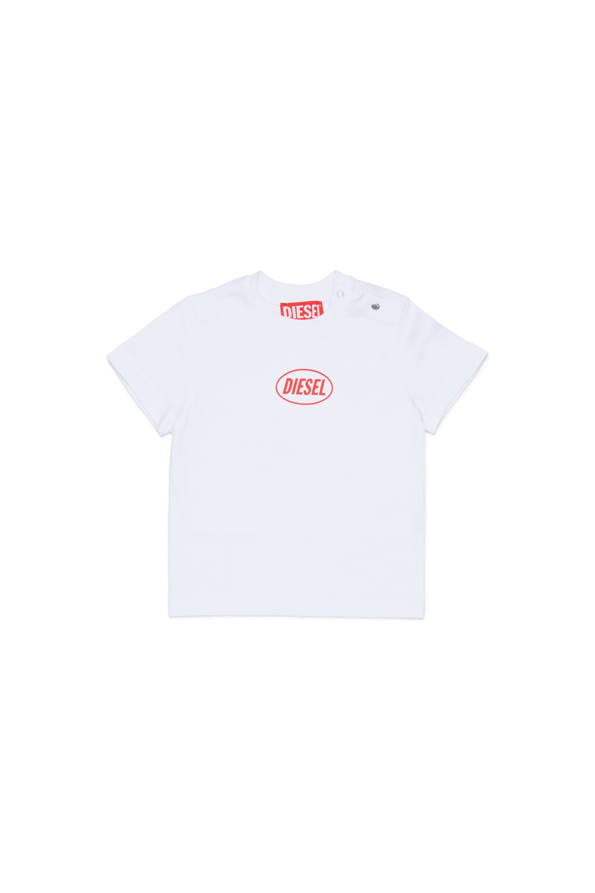 Diesel - TOLPYB, Unisex's Tシャツ in ホワイト - 1