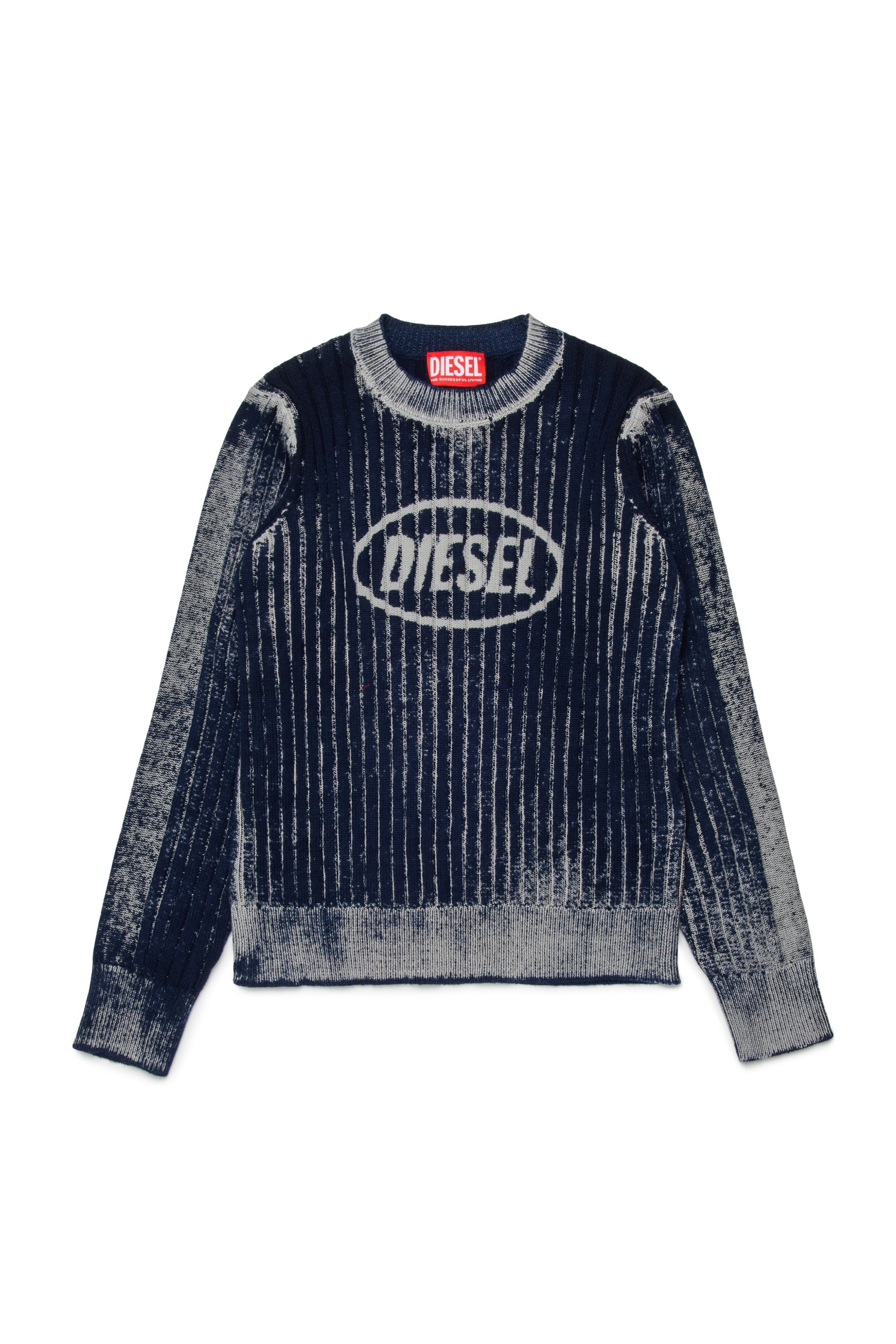Diesel - KANDELERODC, Male's プルオーバーニット in ブルー - 1