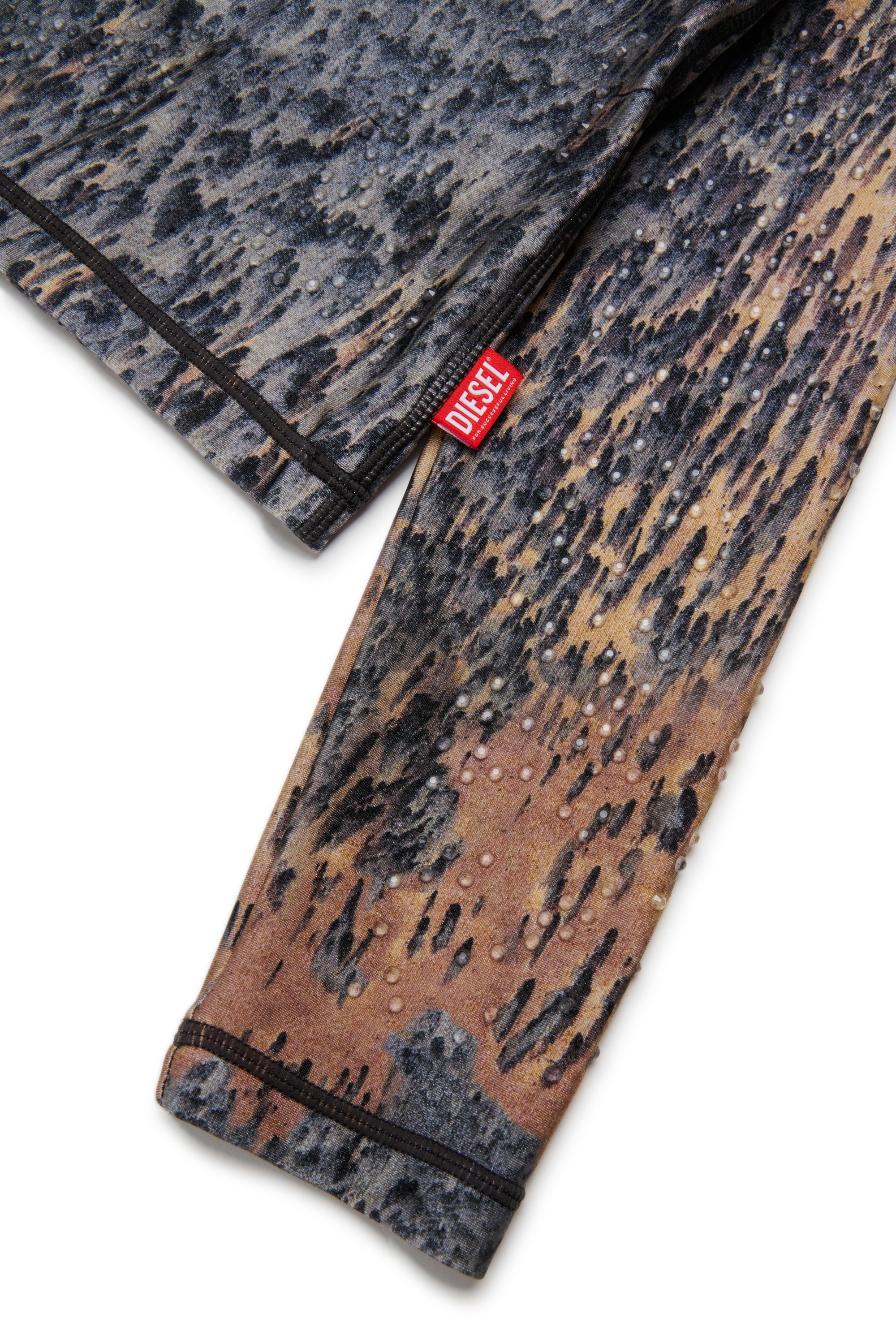 Diesel - TOSCA, Female's 長袖Tシャツ in ブルー/ブラウン - 4