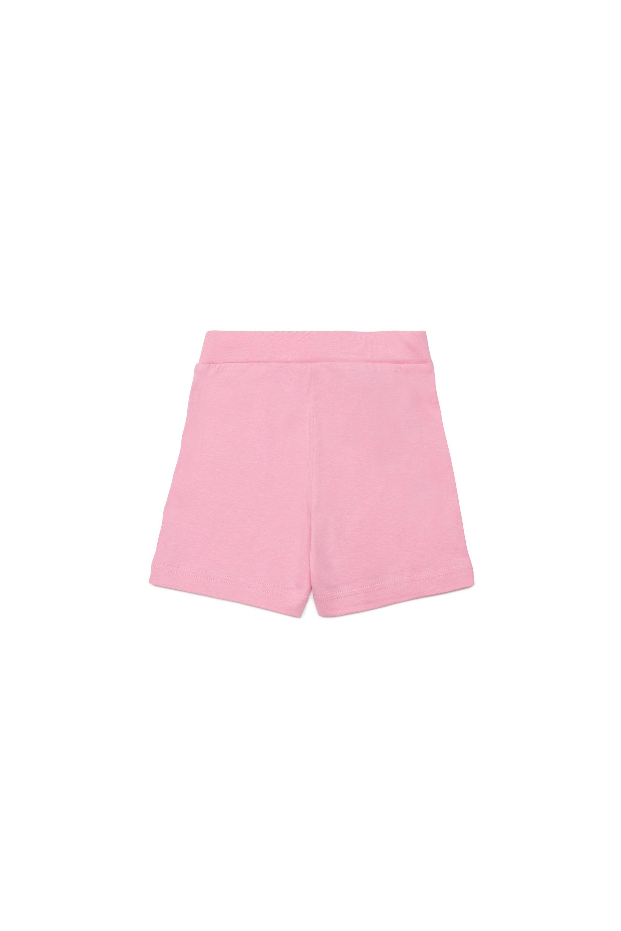 Diesel - POLPYSHORTB, Unisex's ショートパンツ in ピンク / ホワイト - 2