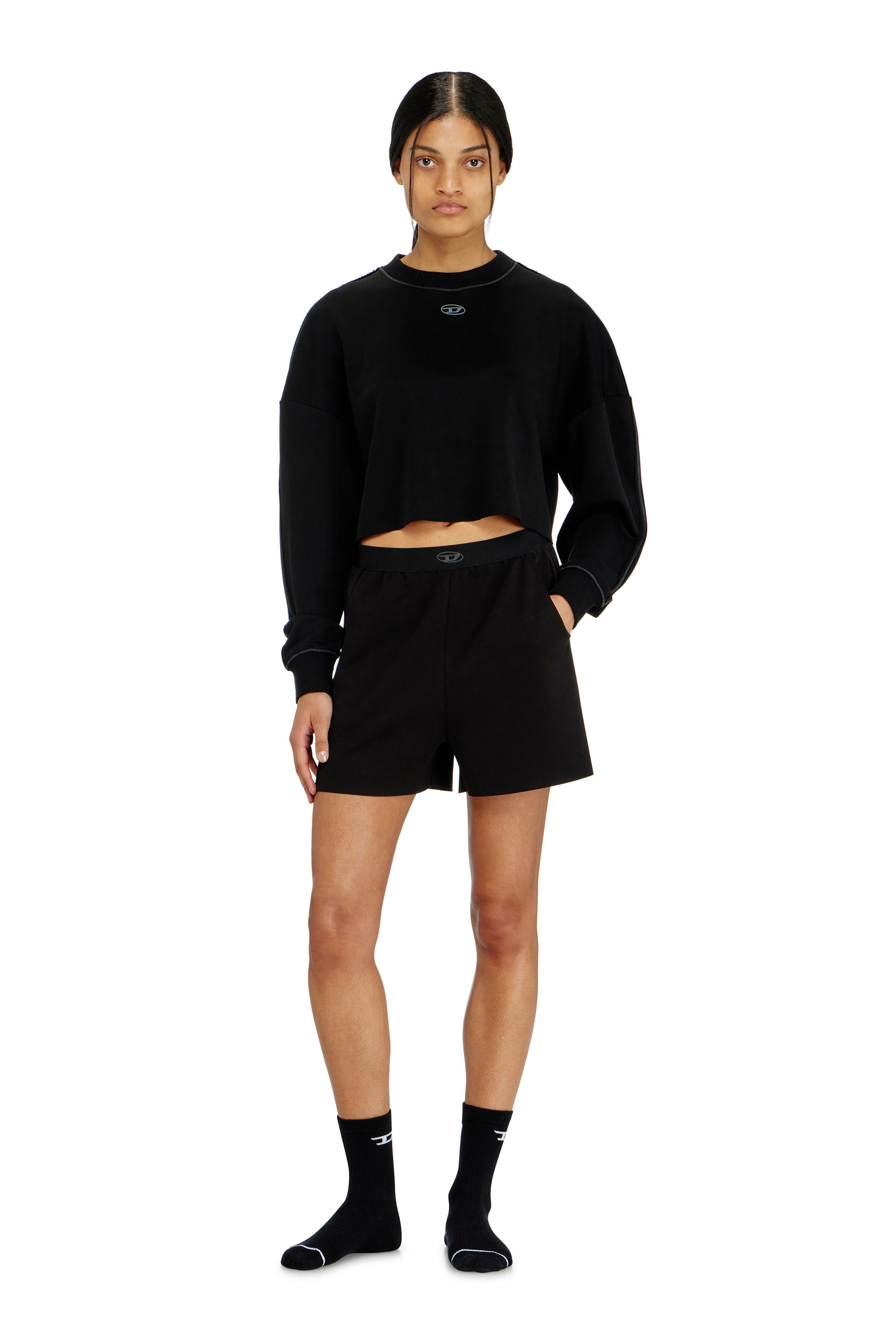 Diesel - MARTHA-UTLT, Female's ショートパンツ in ブラック - 1